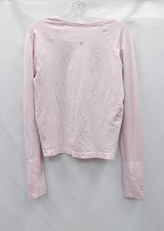 Lululemon Pink Swiftly Longsleve Size 10