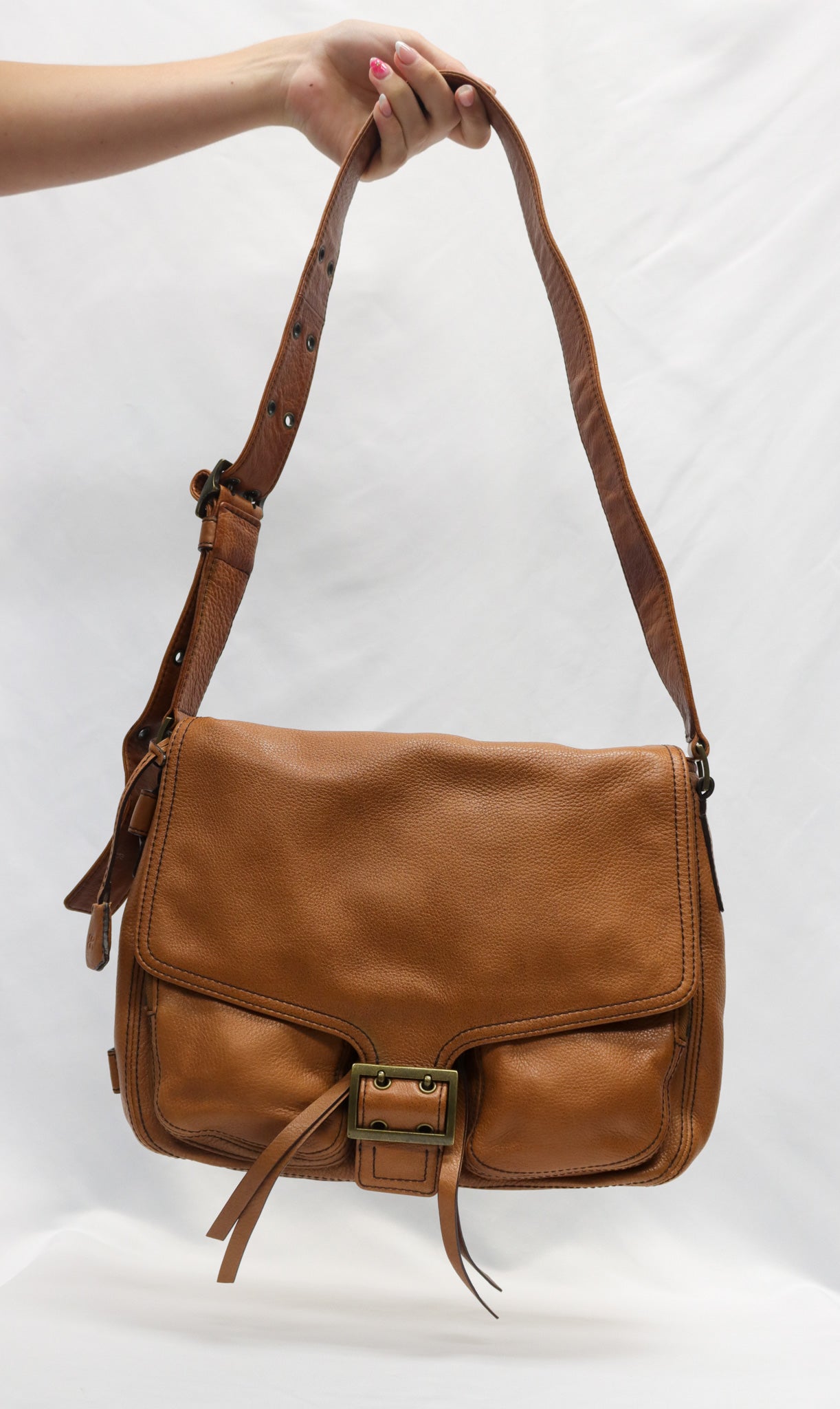 Banana Republic Brown leather Messenger Bag