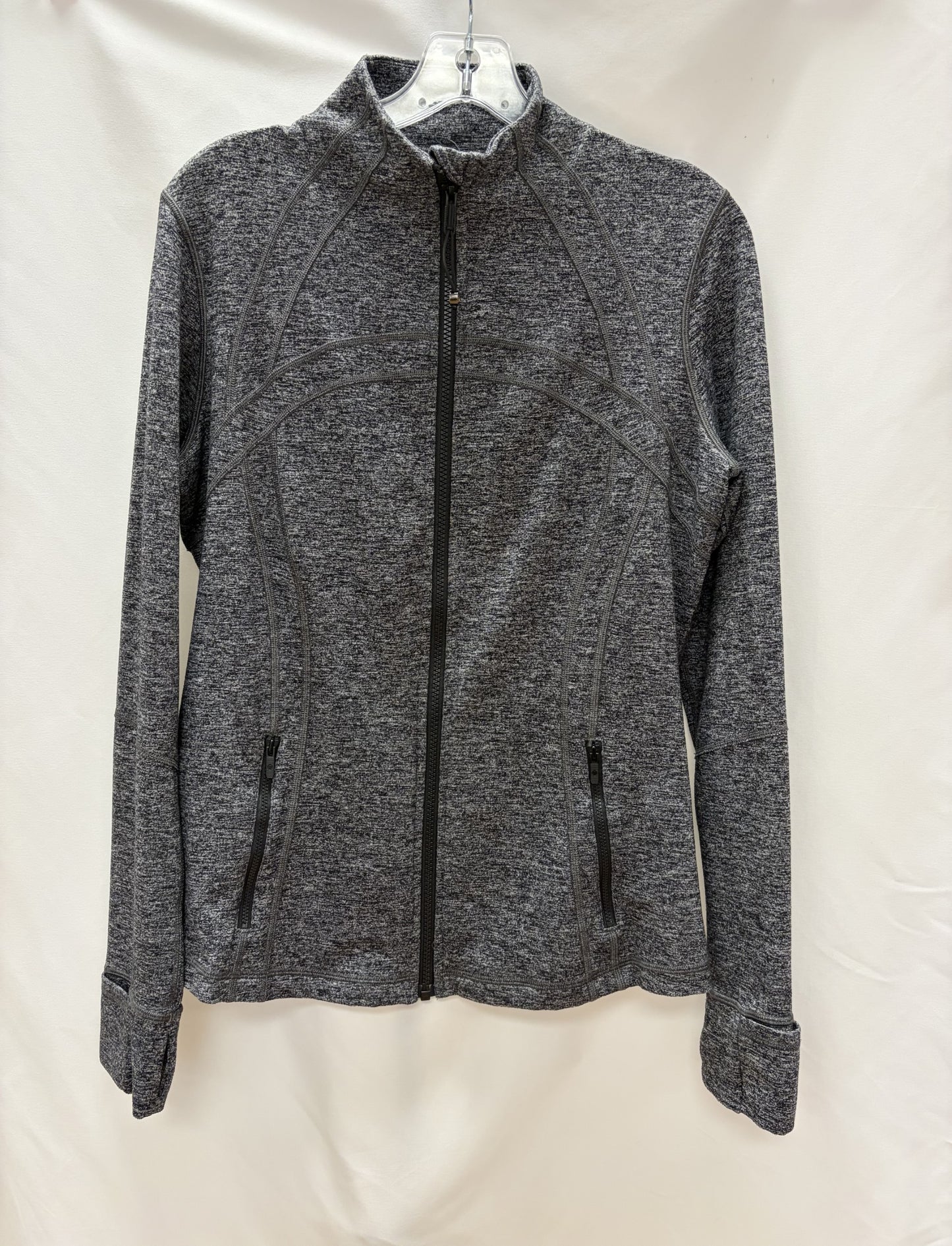 Lululemon heathered grey define jacket size 14