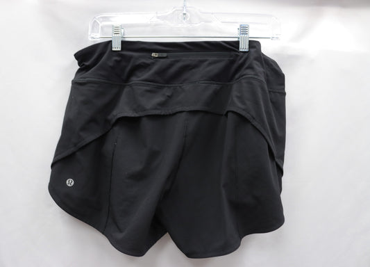 Lululemon Black Speed Up Shorts Size 10T