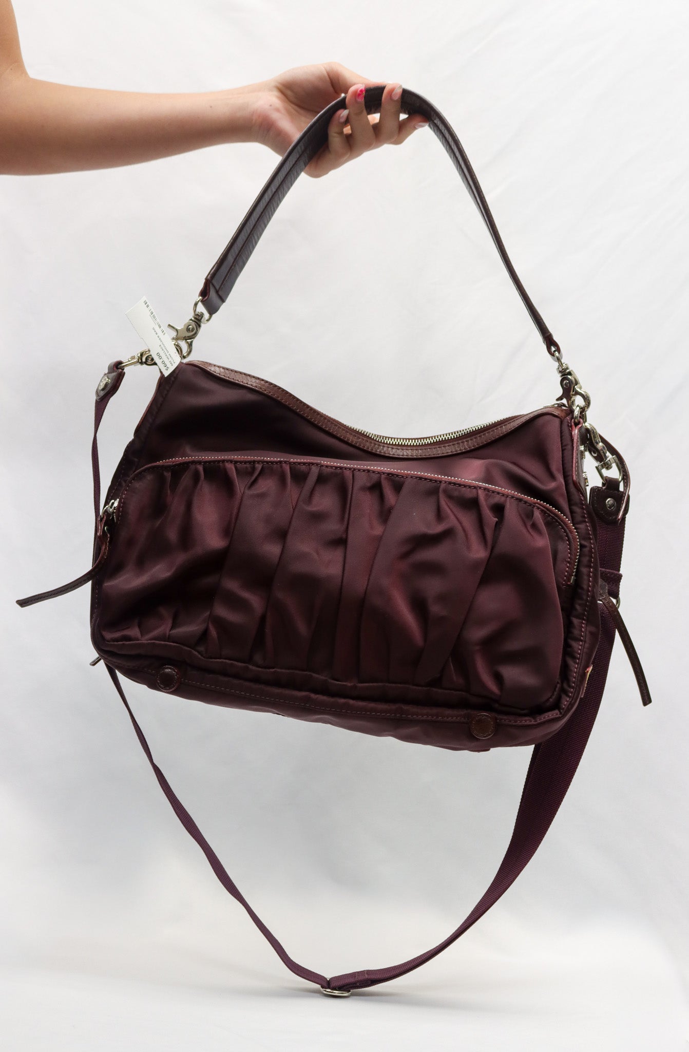 MZ Wallace Plum Shoulder Bag