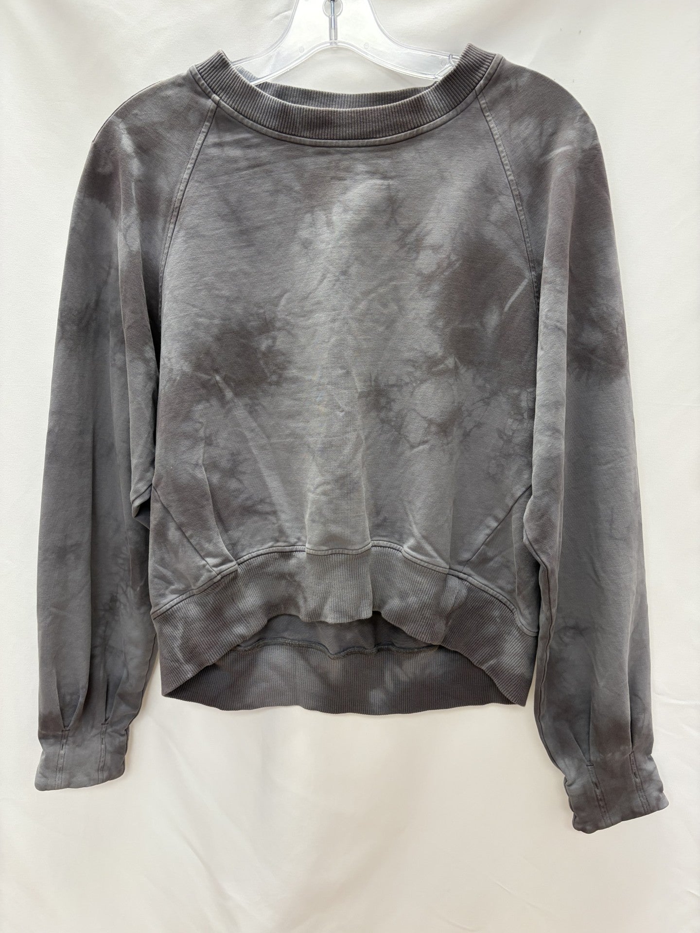Lululemon grey tie die crewneck size S