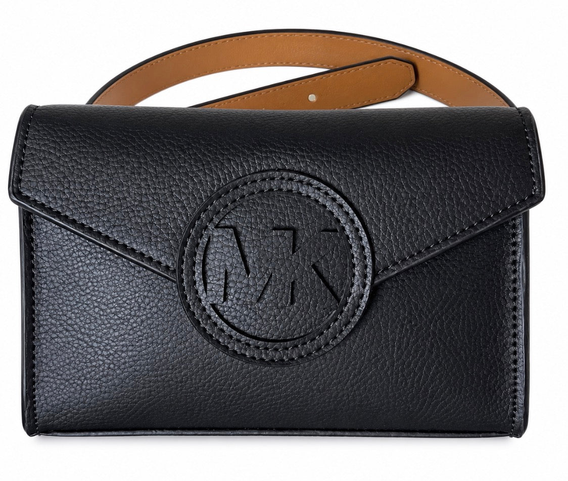 Michael Kors Black Belt Bag-gently used