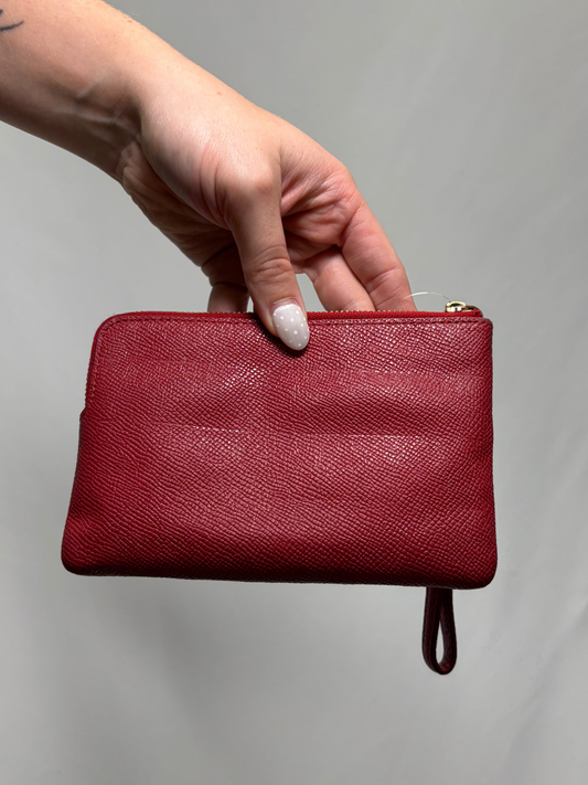 Coach Red Wristlet As Is-Gently Used