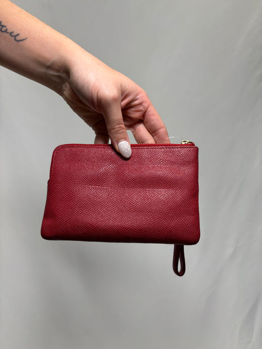 Coach Red Wristlet As Is
