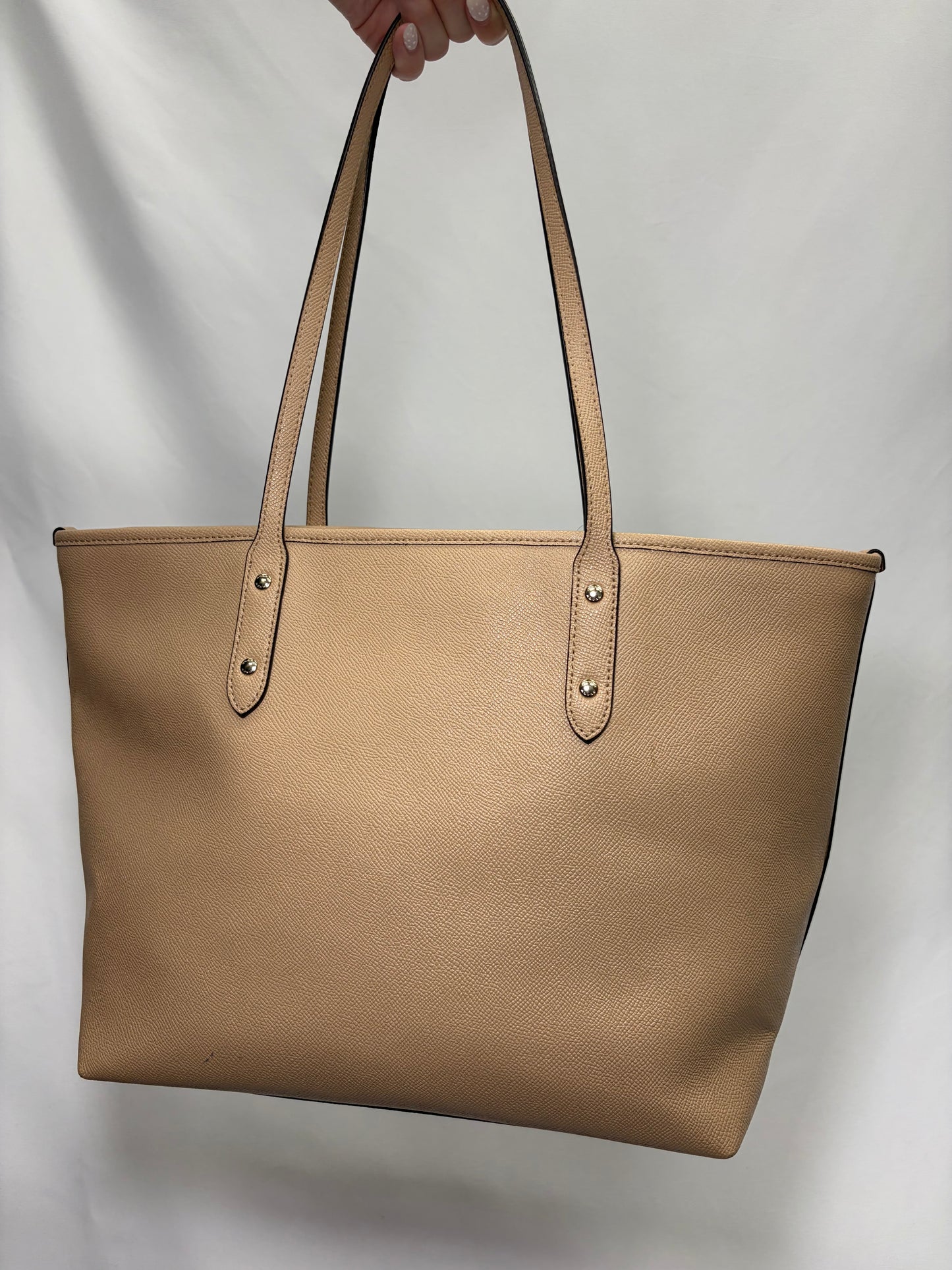 Coach Tan Tote Bag As Is