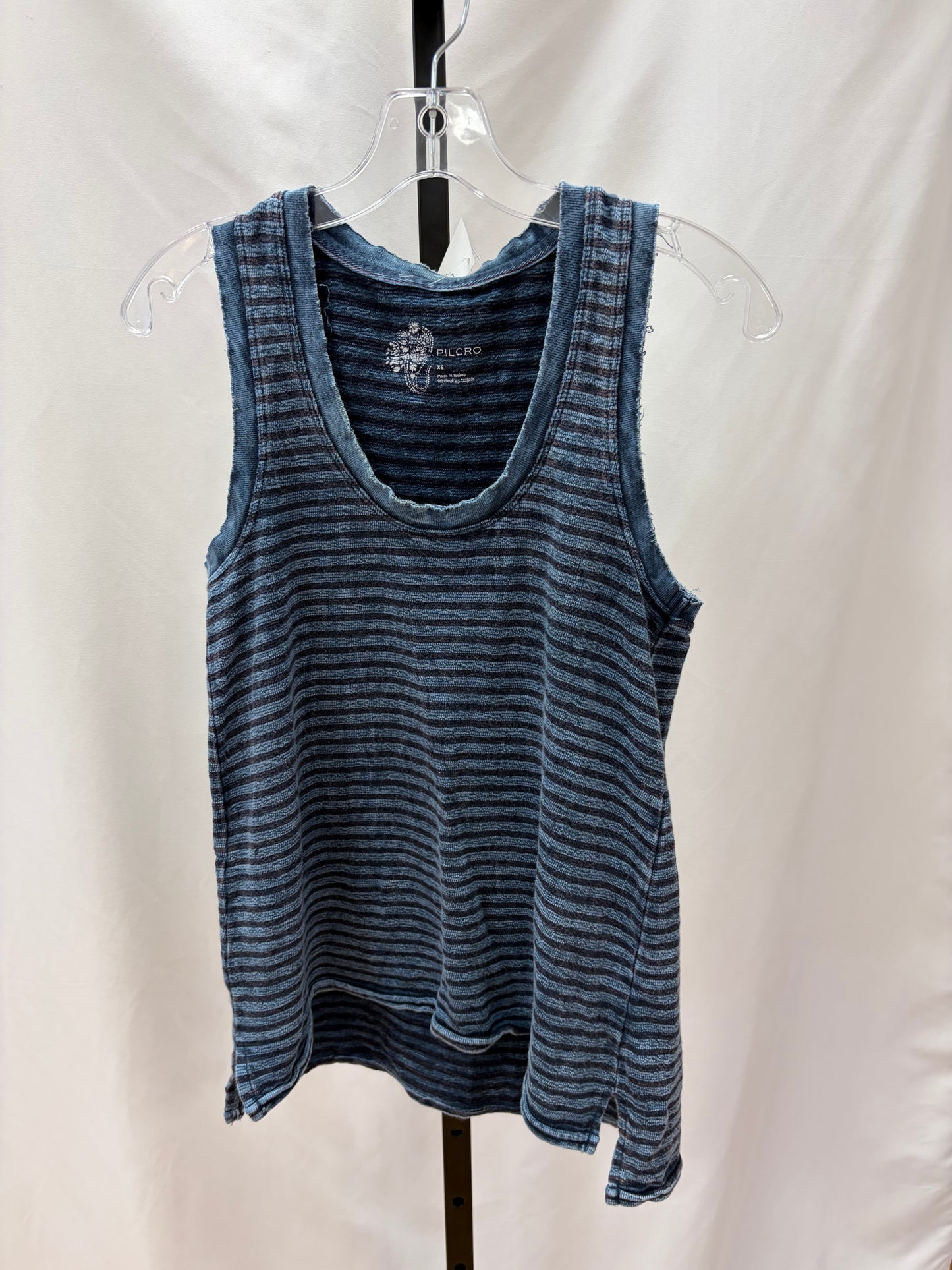 Pilcro blue striped tank size xs
