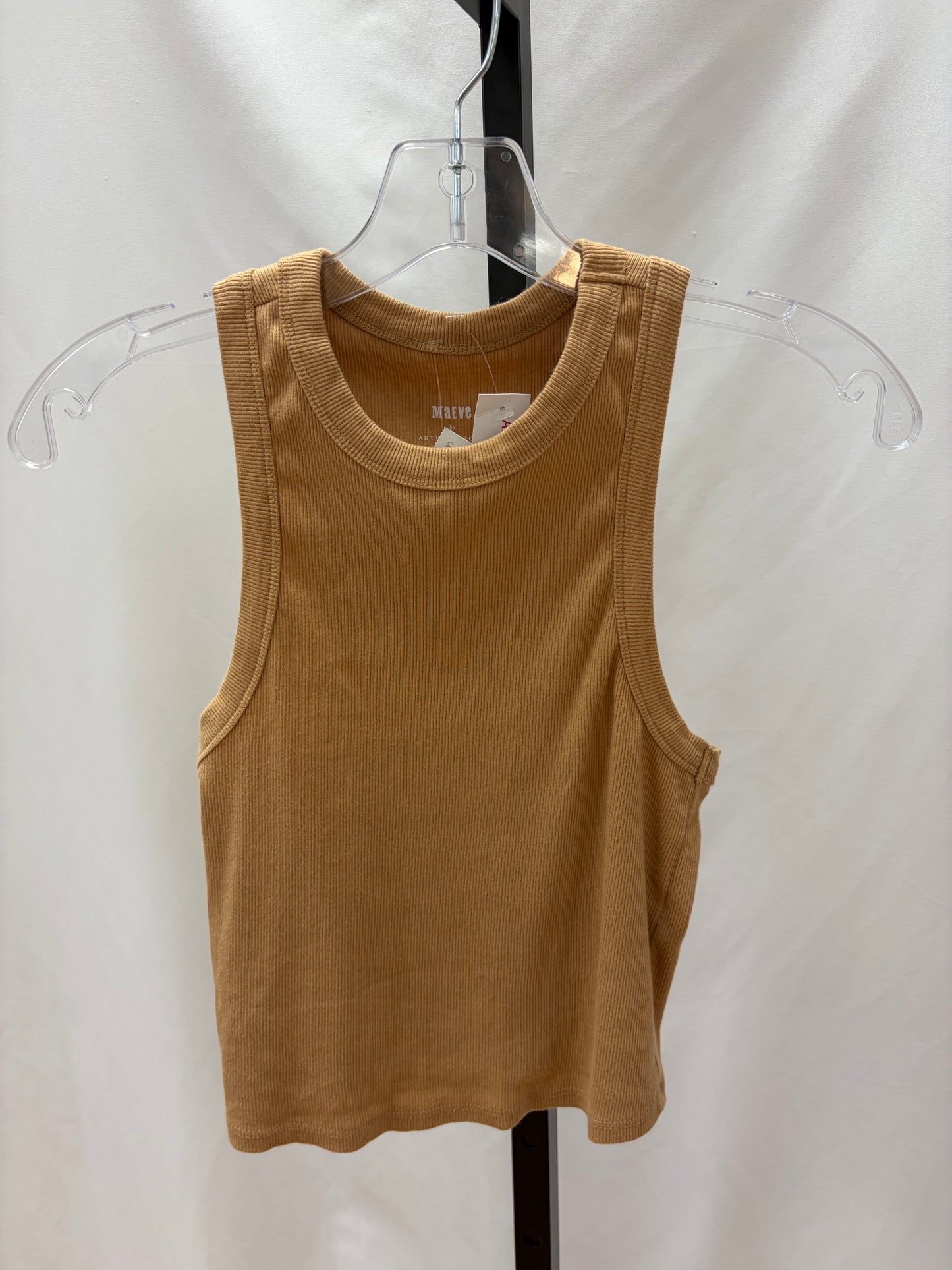 Anthropologie brown tank size s