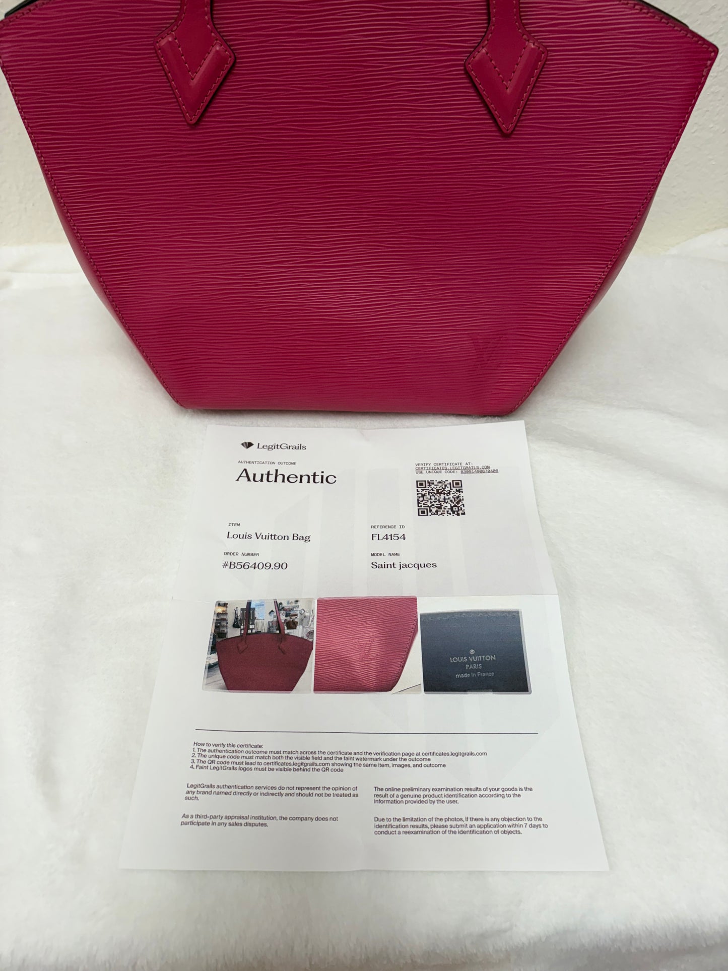Louis Vuitton Saint Jacques Pink Bag