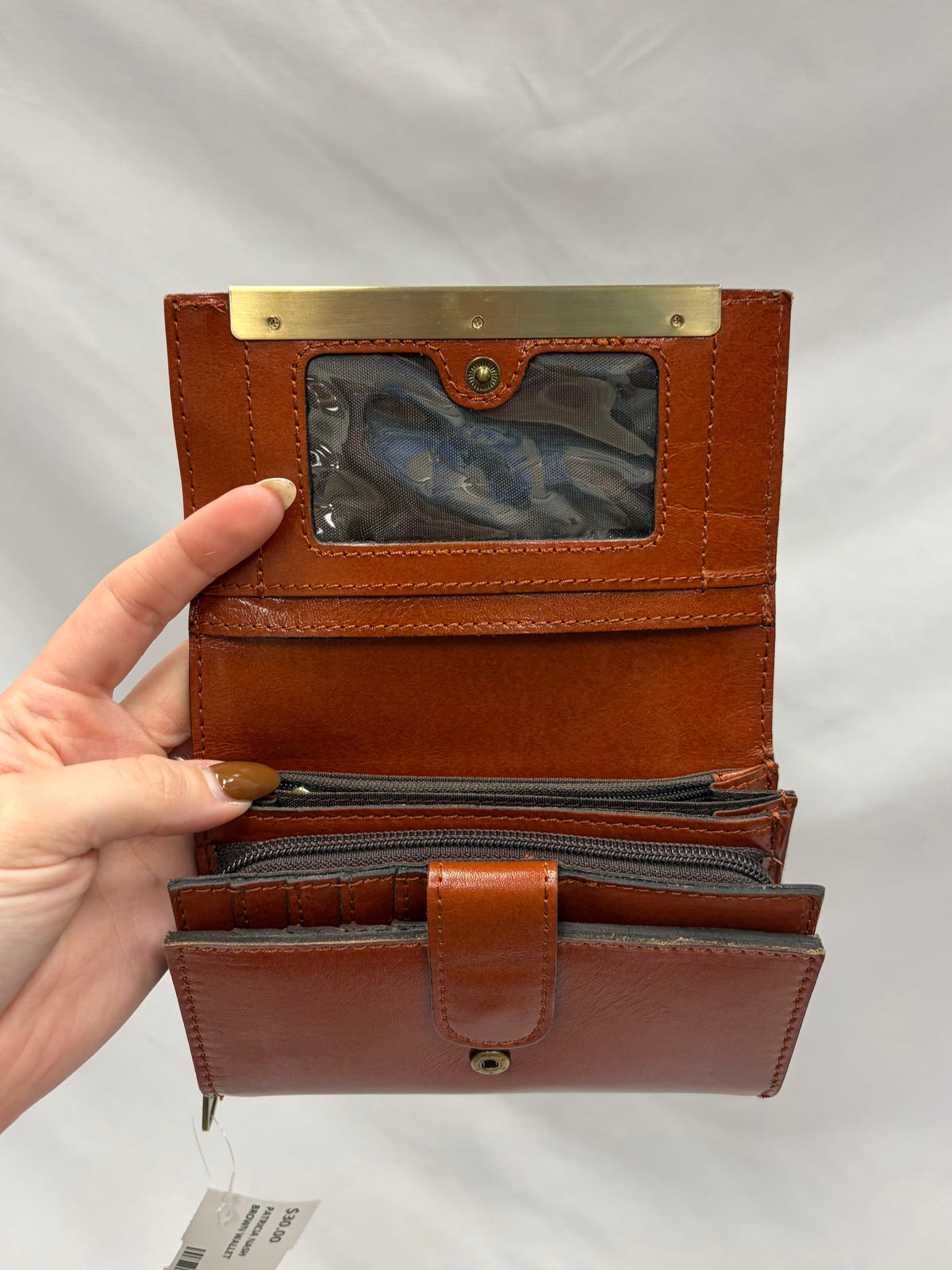 Patricia Nash Brown Wallet-Gently Used