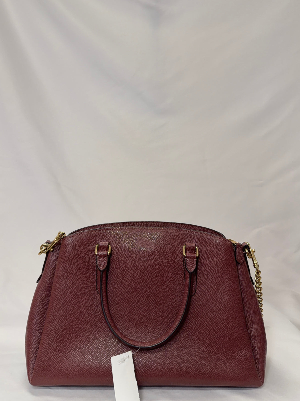 Coach Burgandy Handbag-Gently Used