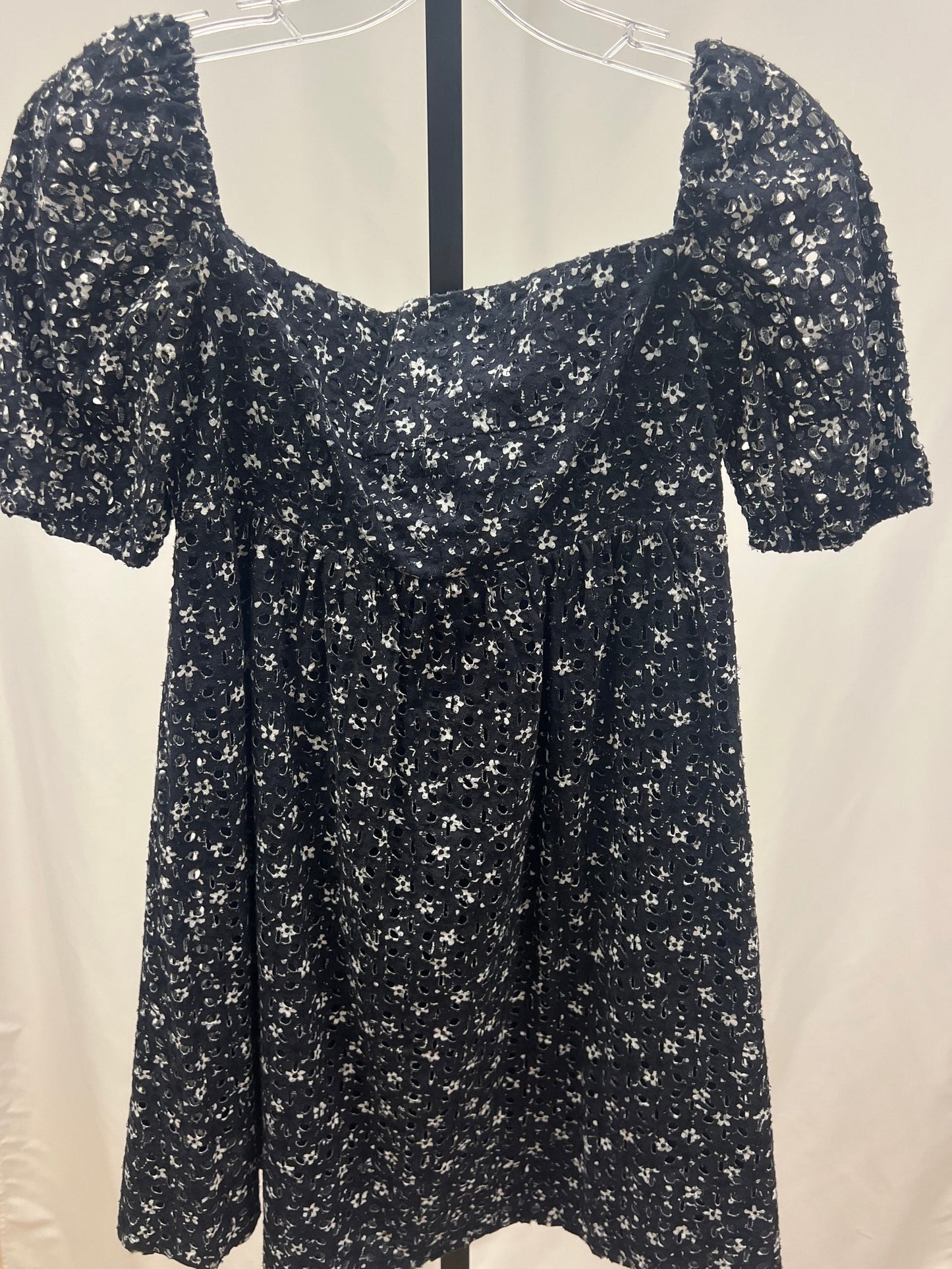 Maeve by Anthropologie Navy Eyelet Dress Size 2