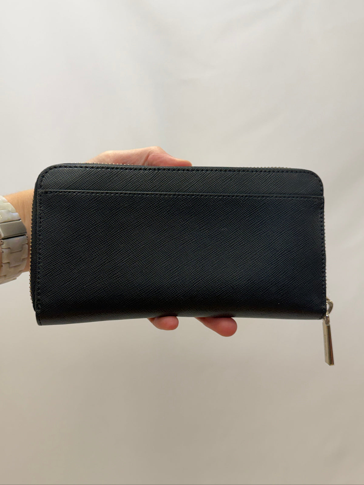 Kate Spade Black Zipper Wallet-Gently Used