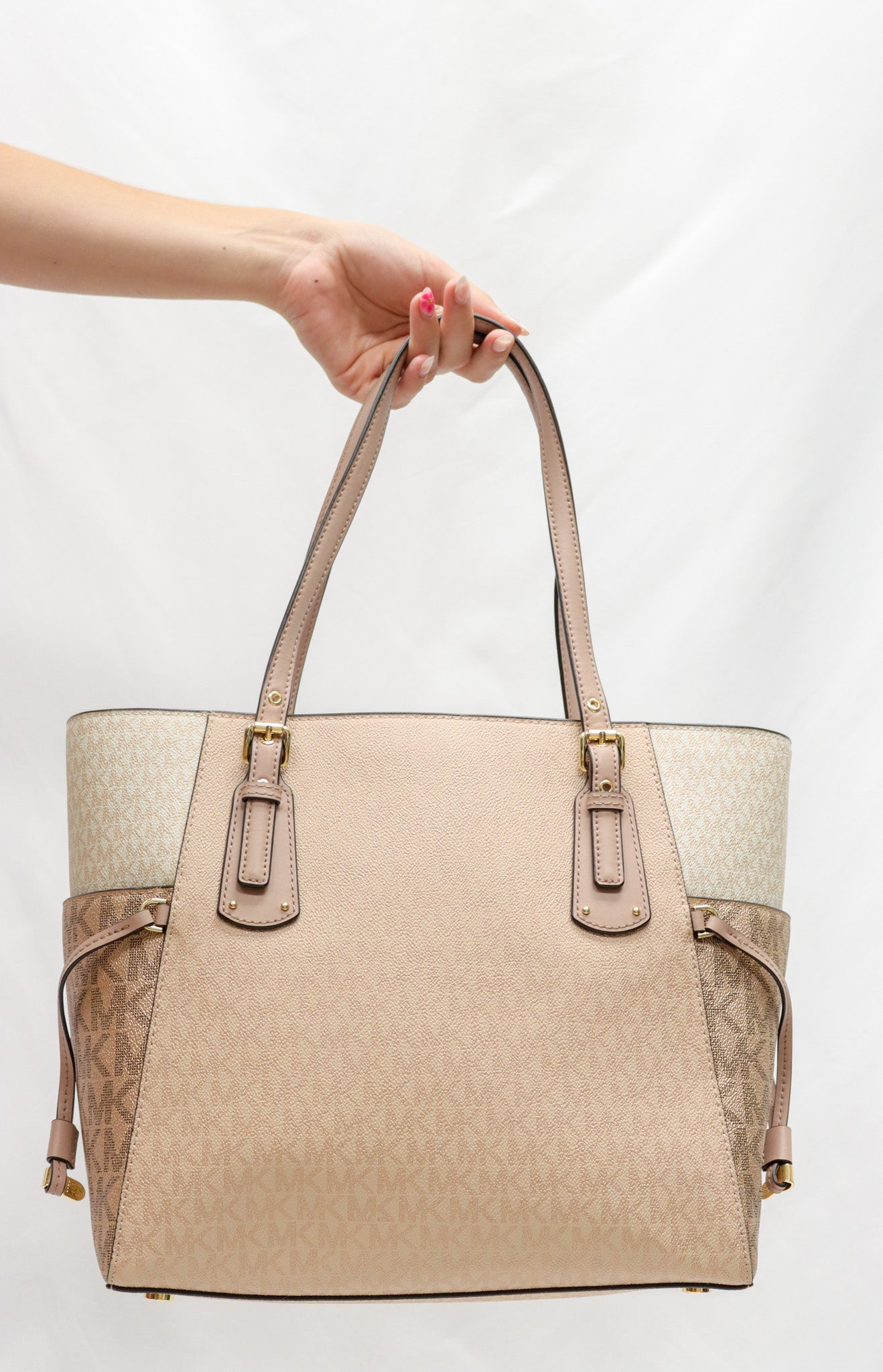 Michael Kors Pink Monogram Handbag