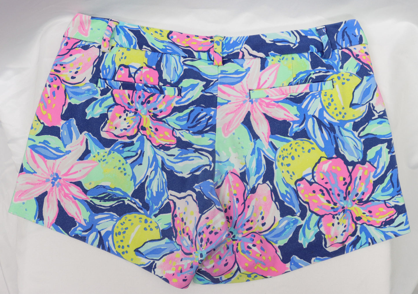 Lilly Pulitzer Navy Pattern Shorts As Is Size 10