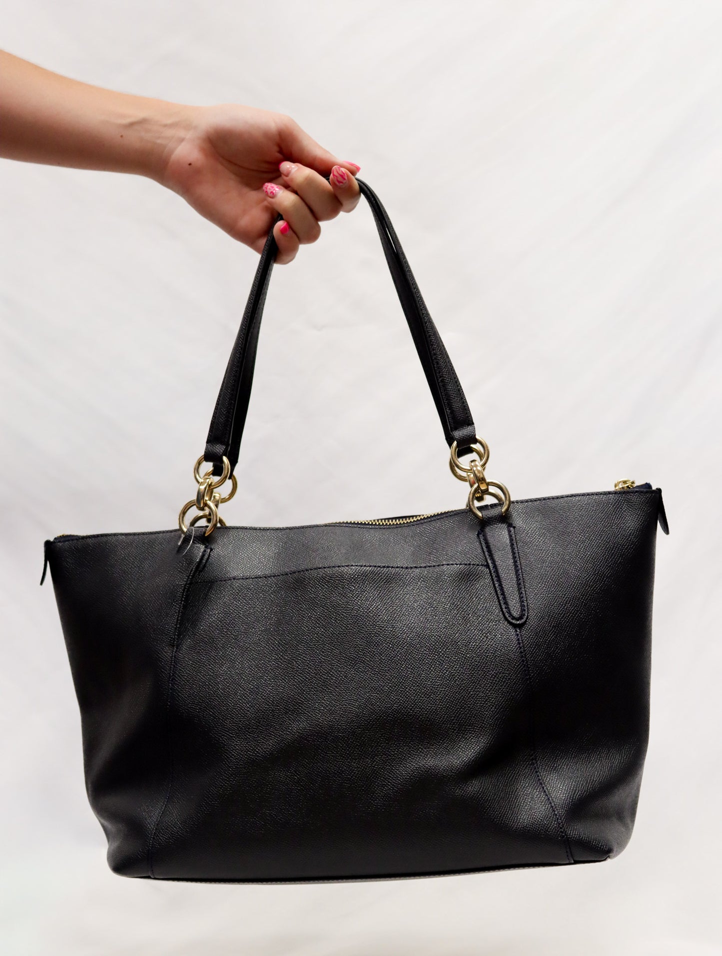 Coach Navy Tote