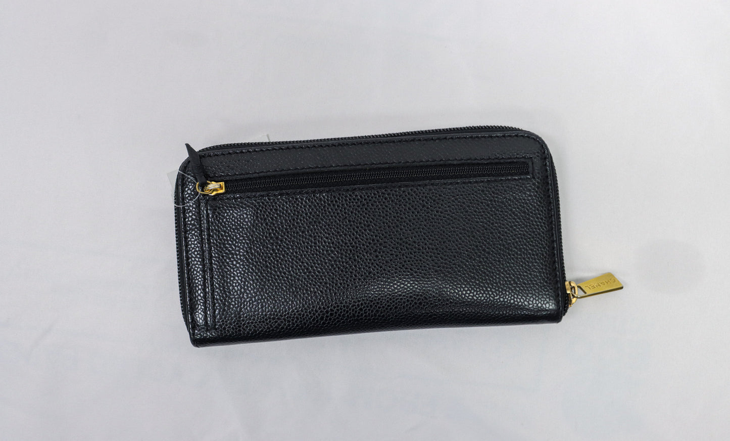 Chanel Caviar Leather Zip Wallet
