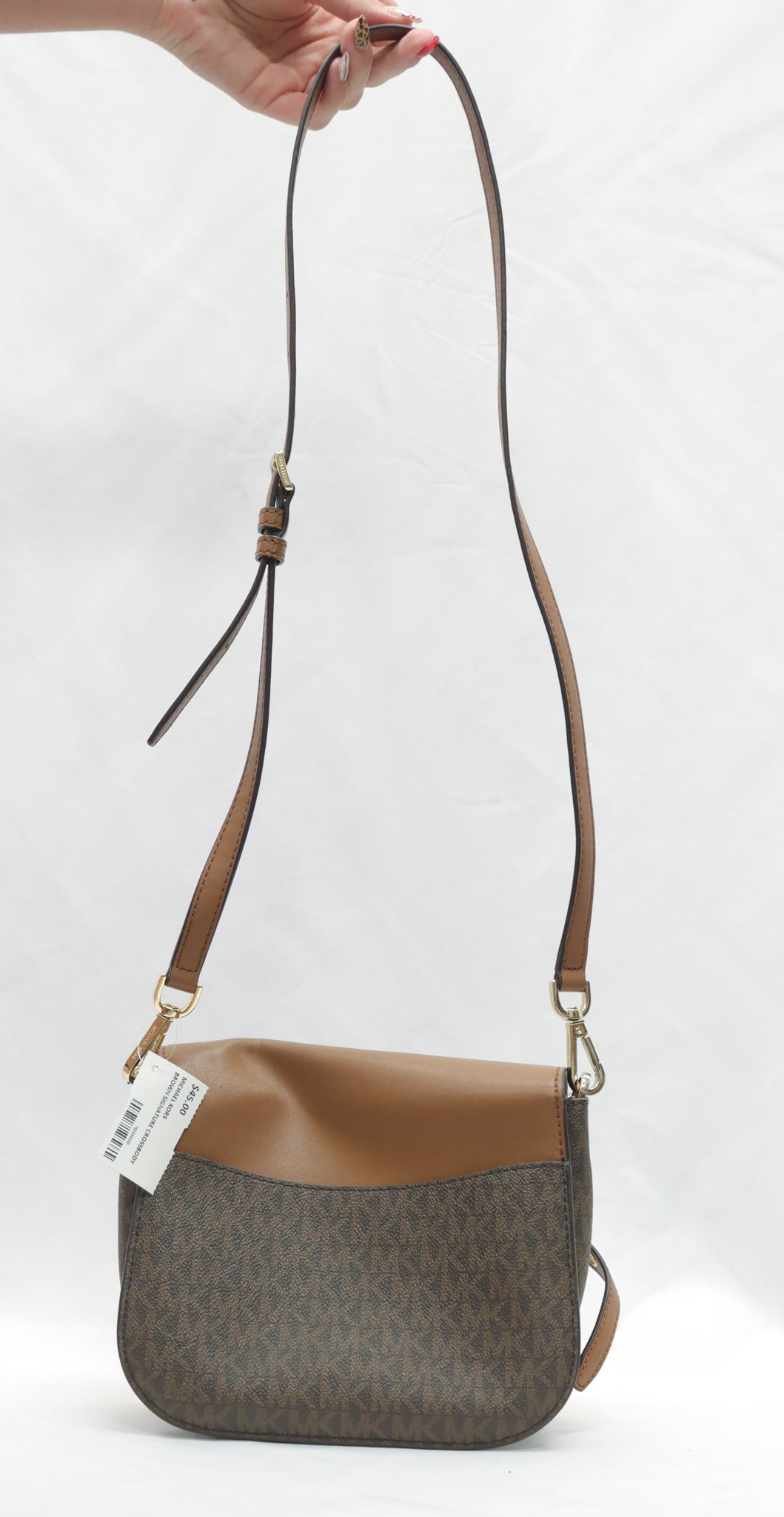 Michael Kors Brown Signature Crossbody