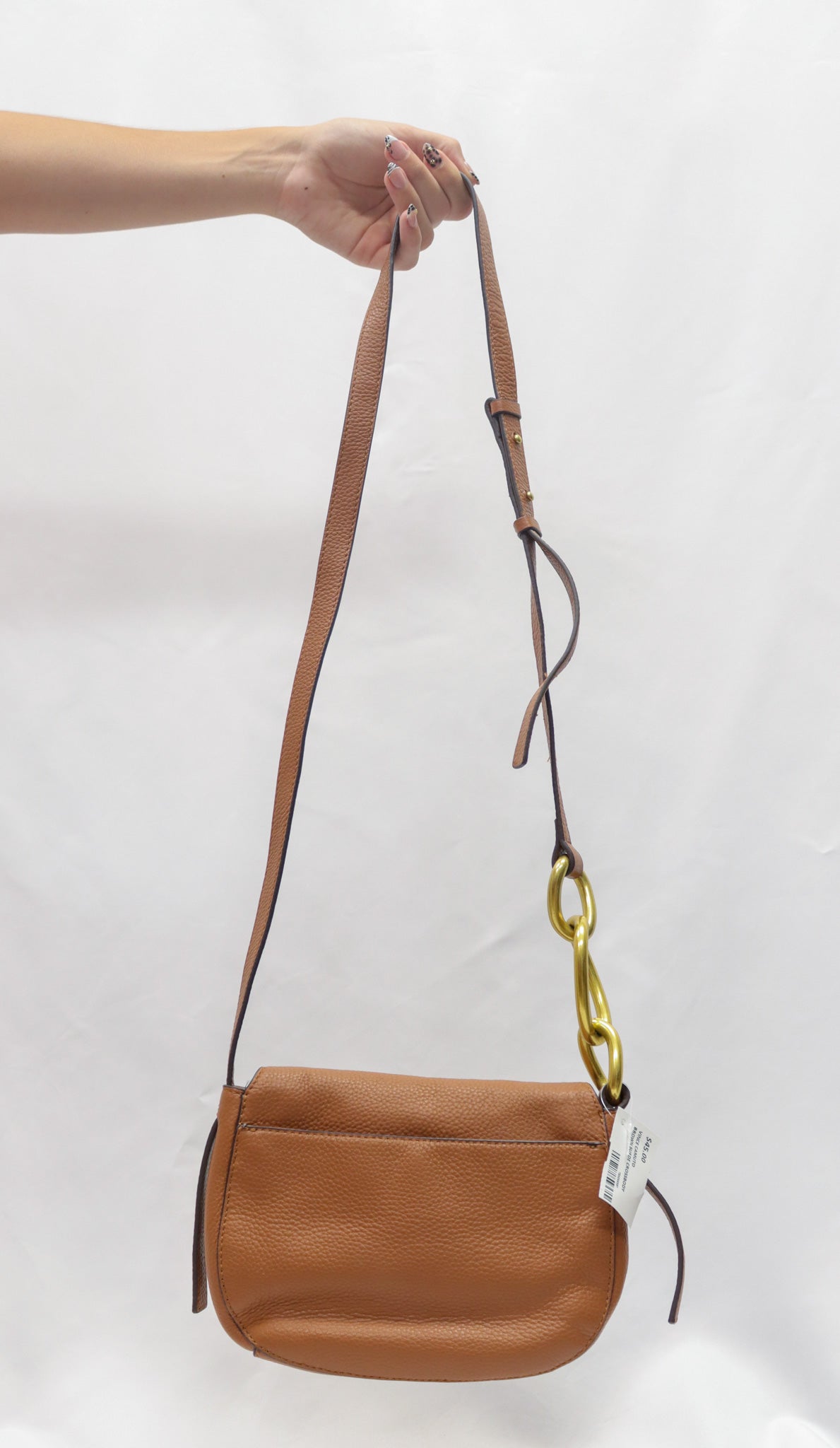 Vince Camuto Brown Suede Crossbody