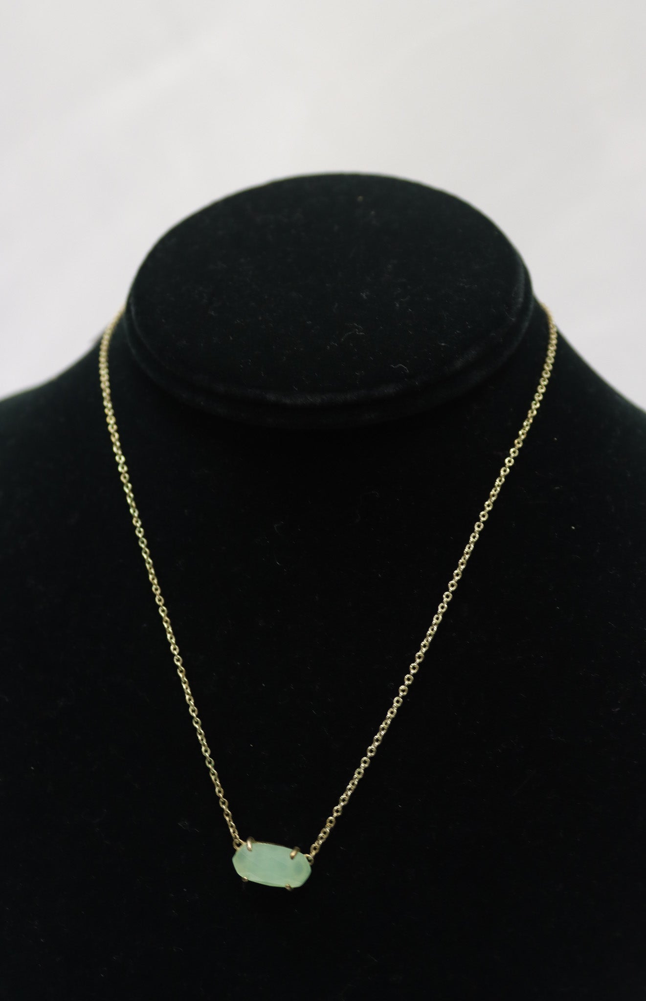 Kendra Scott Gold/Teal Necklace AS IS