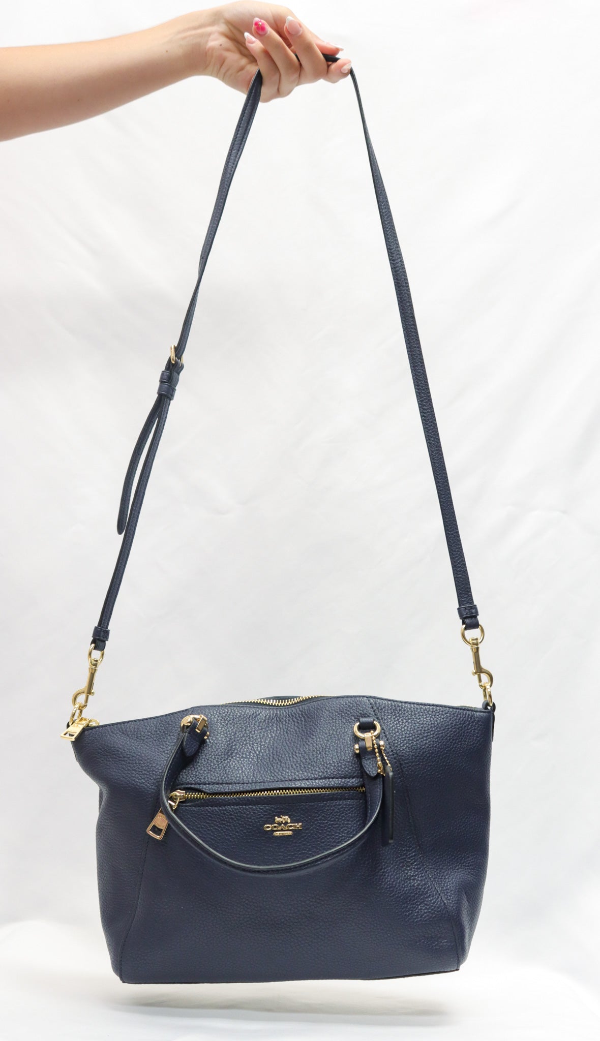 Coach Navy Handbag