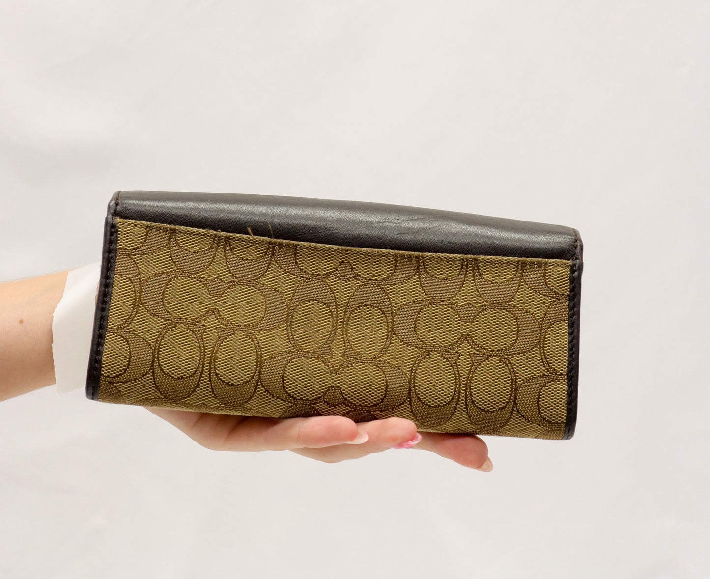 Coach Brown Monogram Wallet