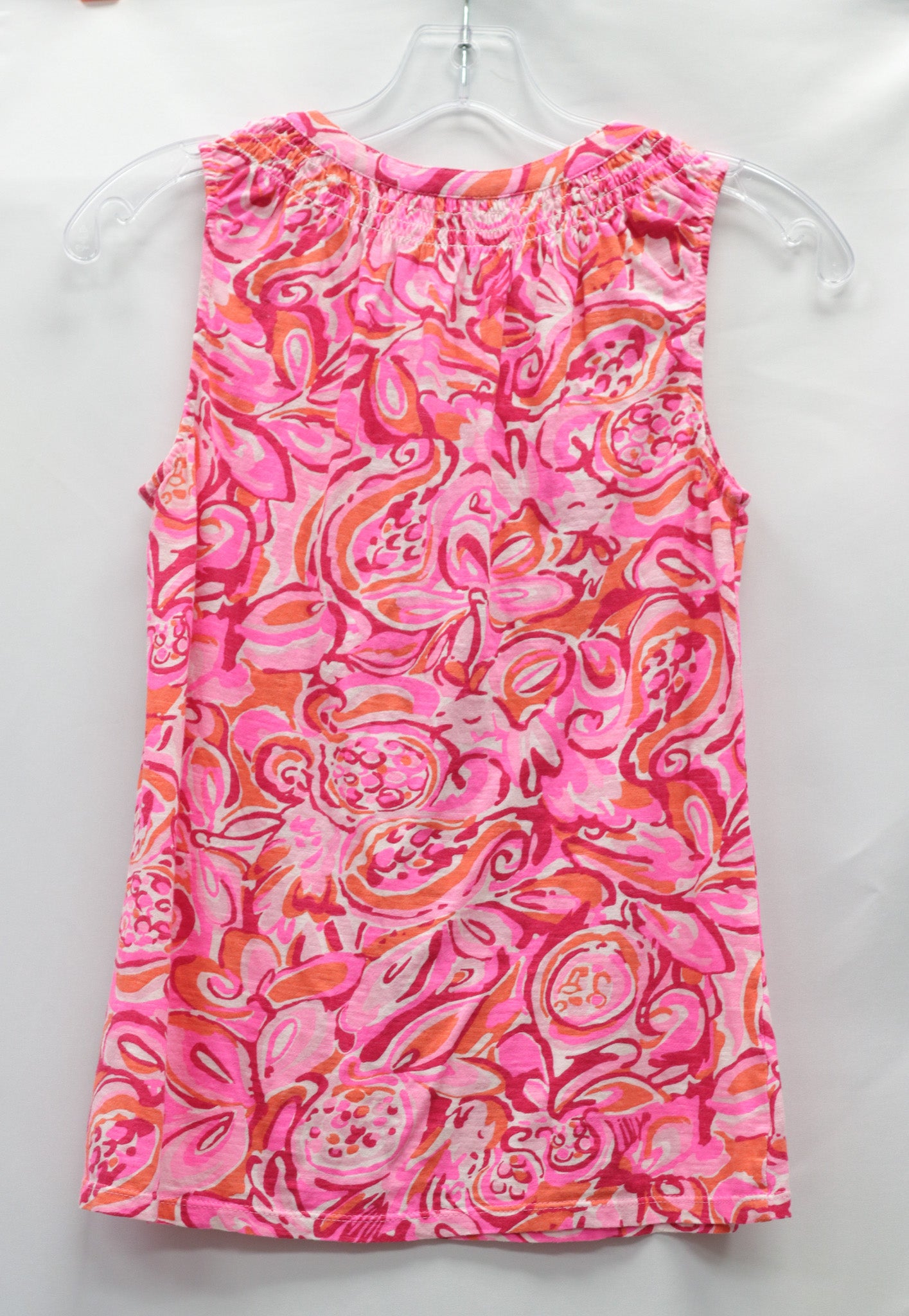 Lilly Pulitzer Pink Patterned Tank Size S