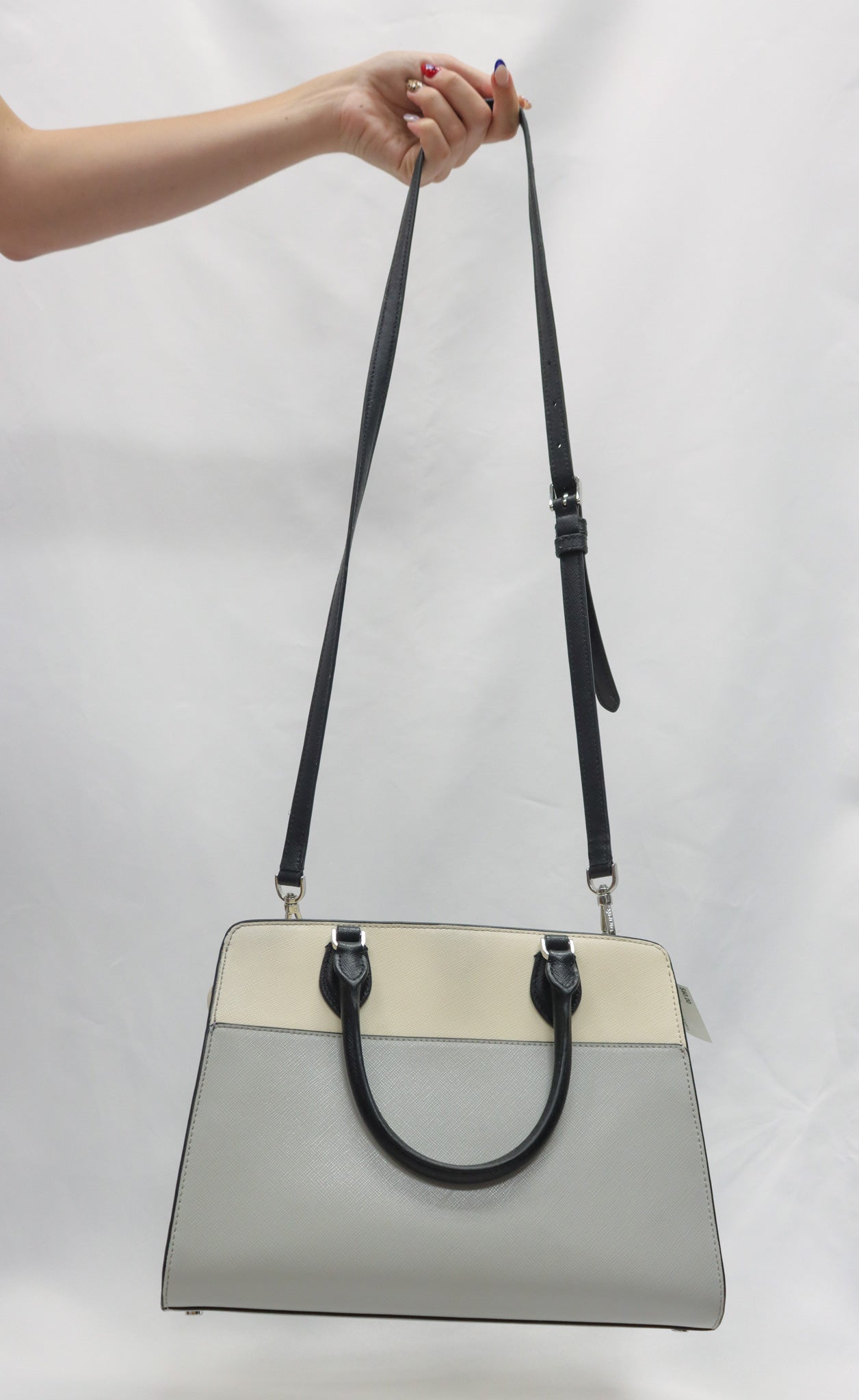 Kate Spade Colorblock Satchel w Scarf AS IS