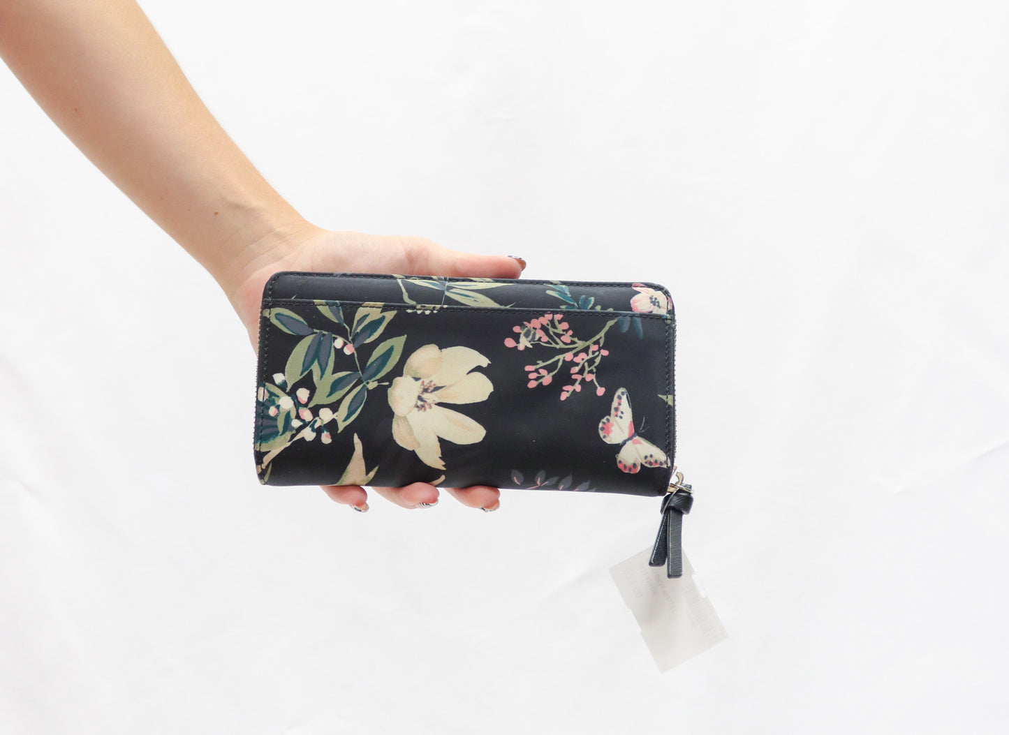 Kate Spade Black Floral Wallet