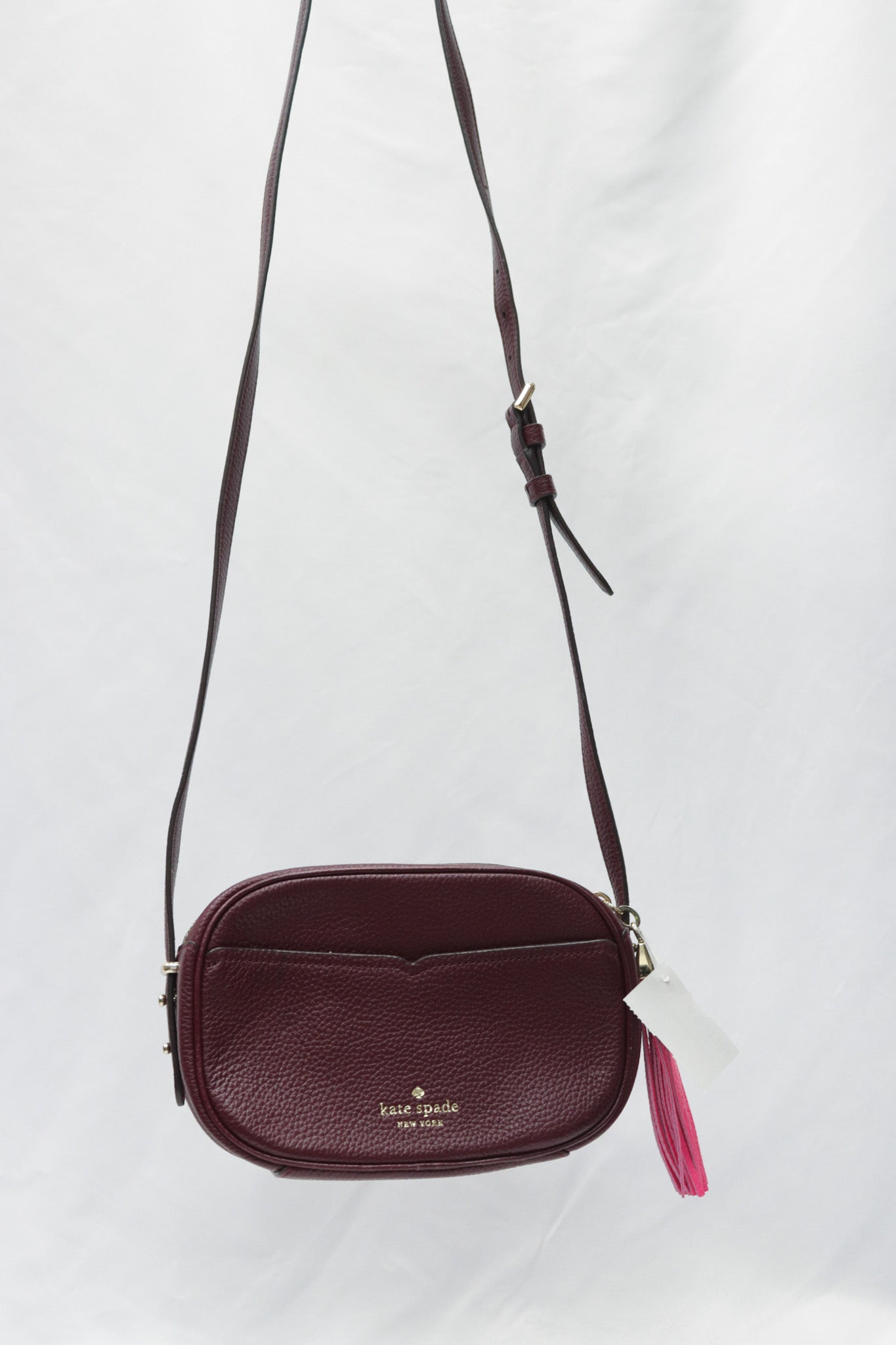 Kate Spade Burgundy Chevorn Crossbody