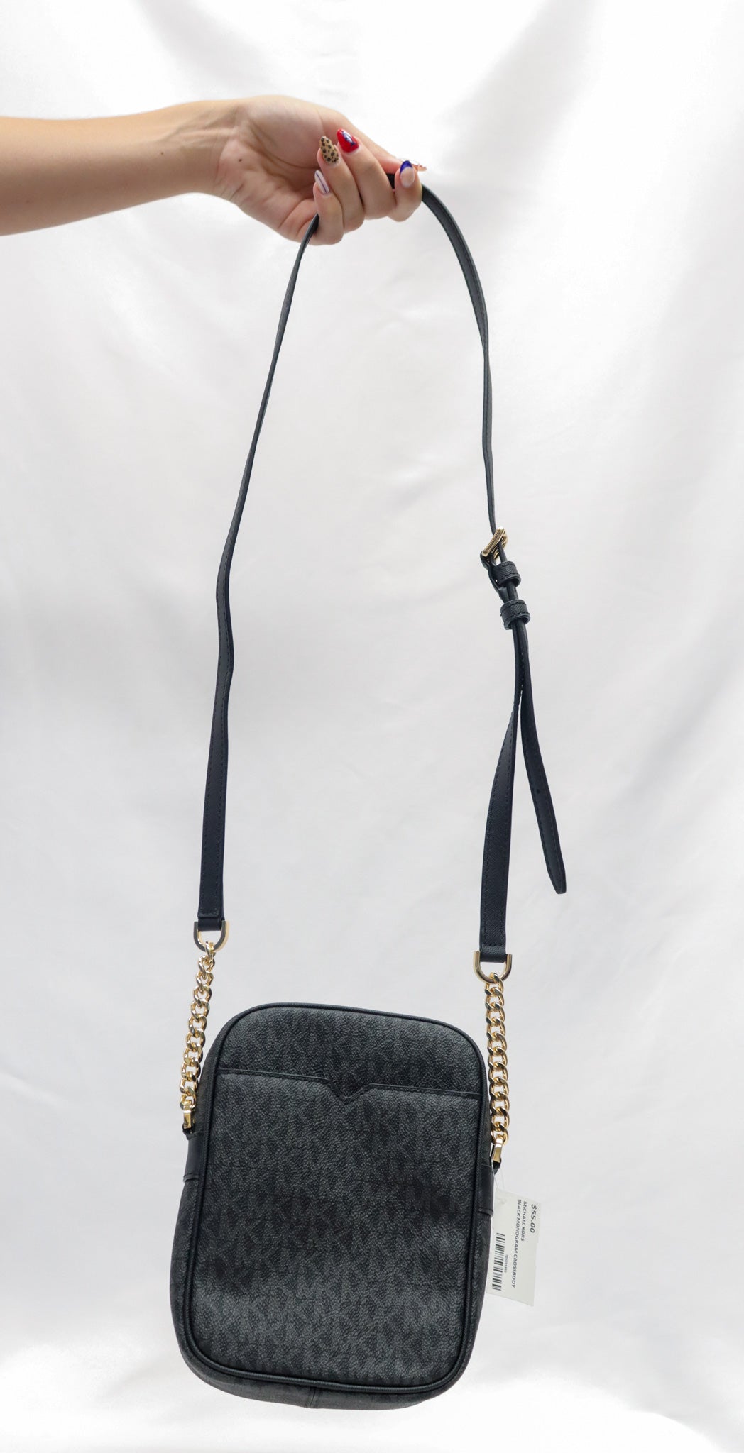 Michael Kors Black Monogram Crossbody