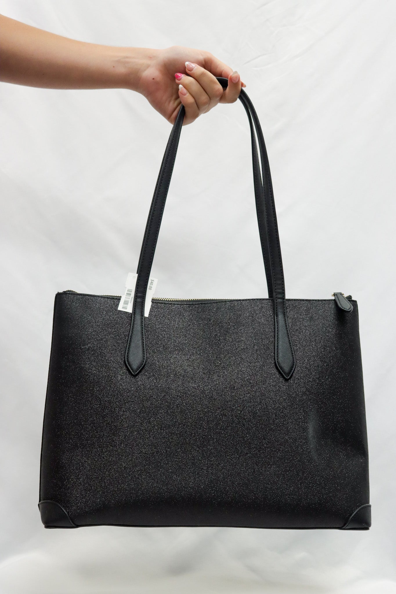 Kate Spade Black Glitter Bag