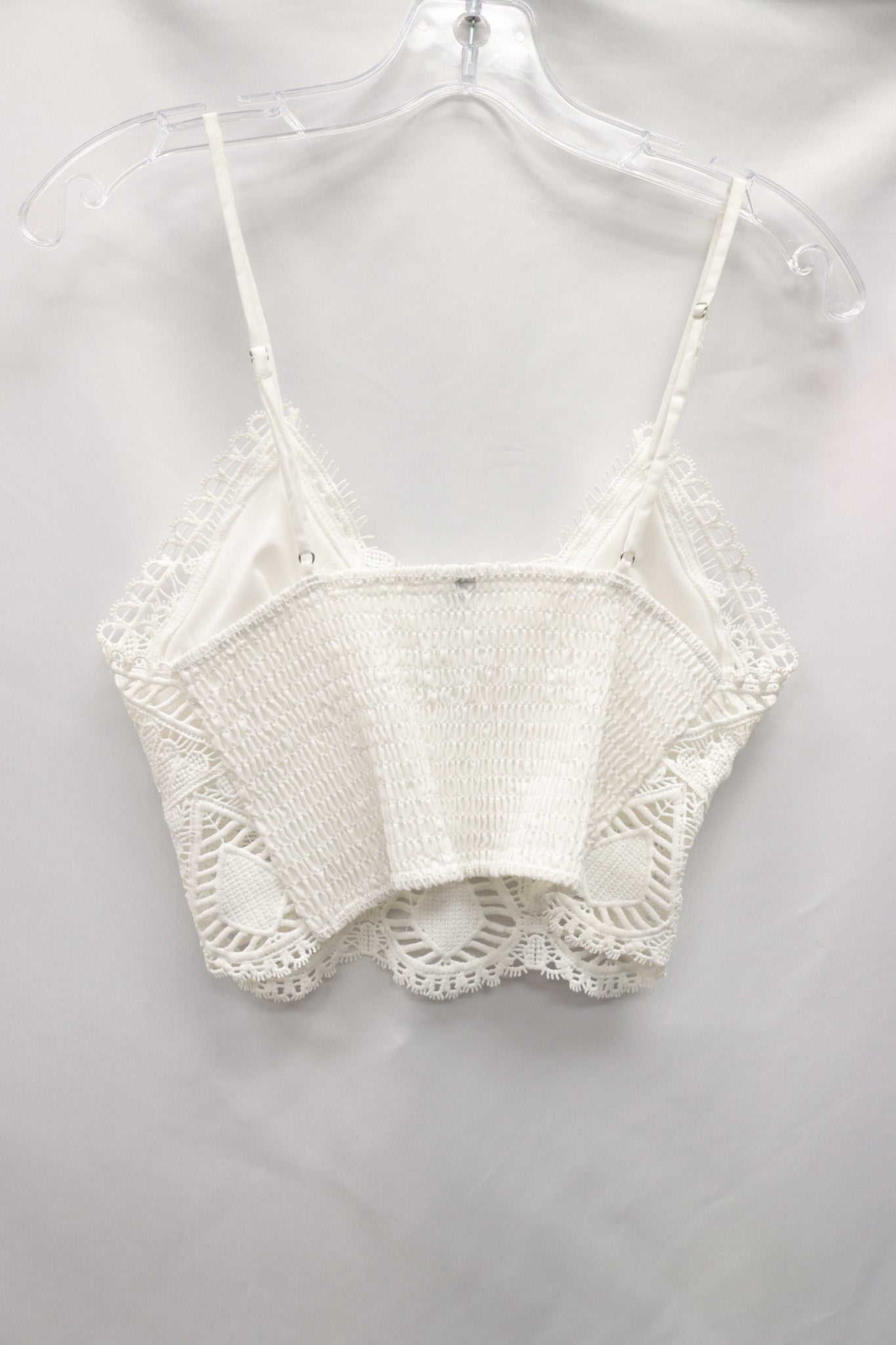 Say What? White Tanktop Size M