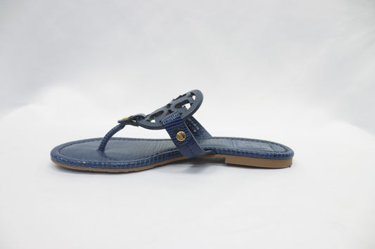 Tory Burch Navy Miller Sandals Size 5.5