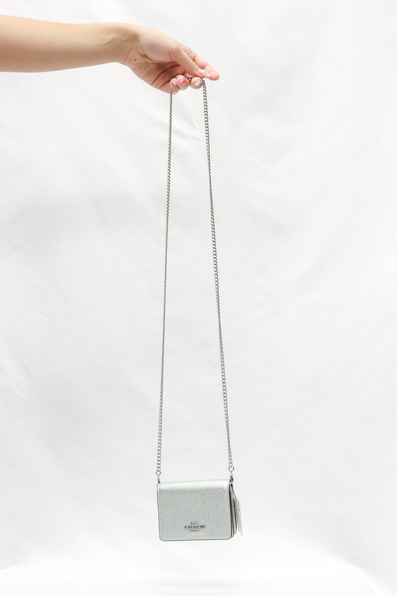 Coach Mini Silver Crossbody