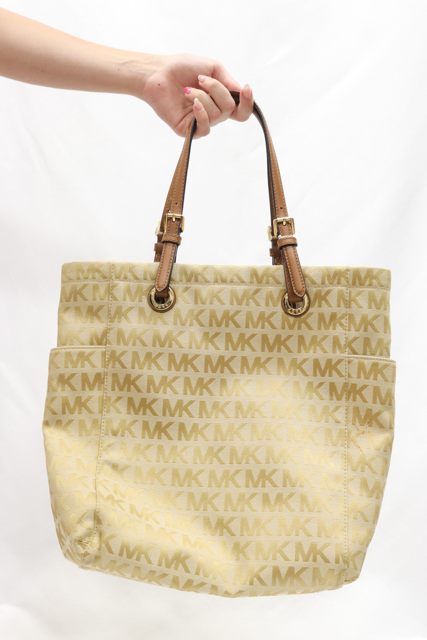 Michael Kors Gold Tote Bag