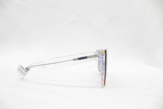 Quay Purple Glitter Sunglasses with Case