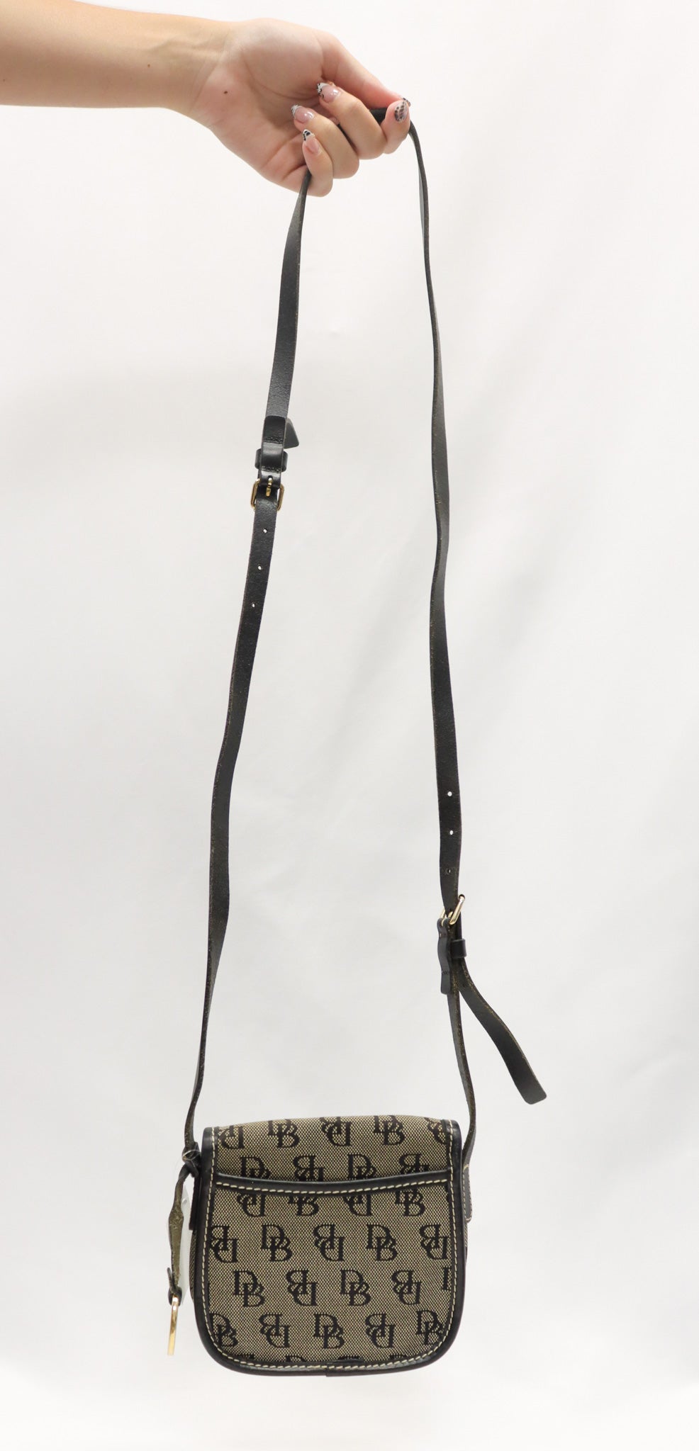 Dooney & Bourke Vintage Grey/Black Crossbody