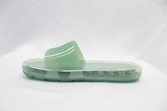Tory Burch Teal Jelly Slides Size 10