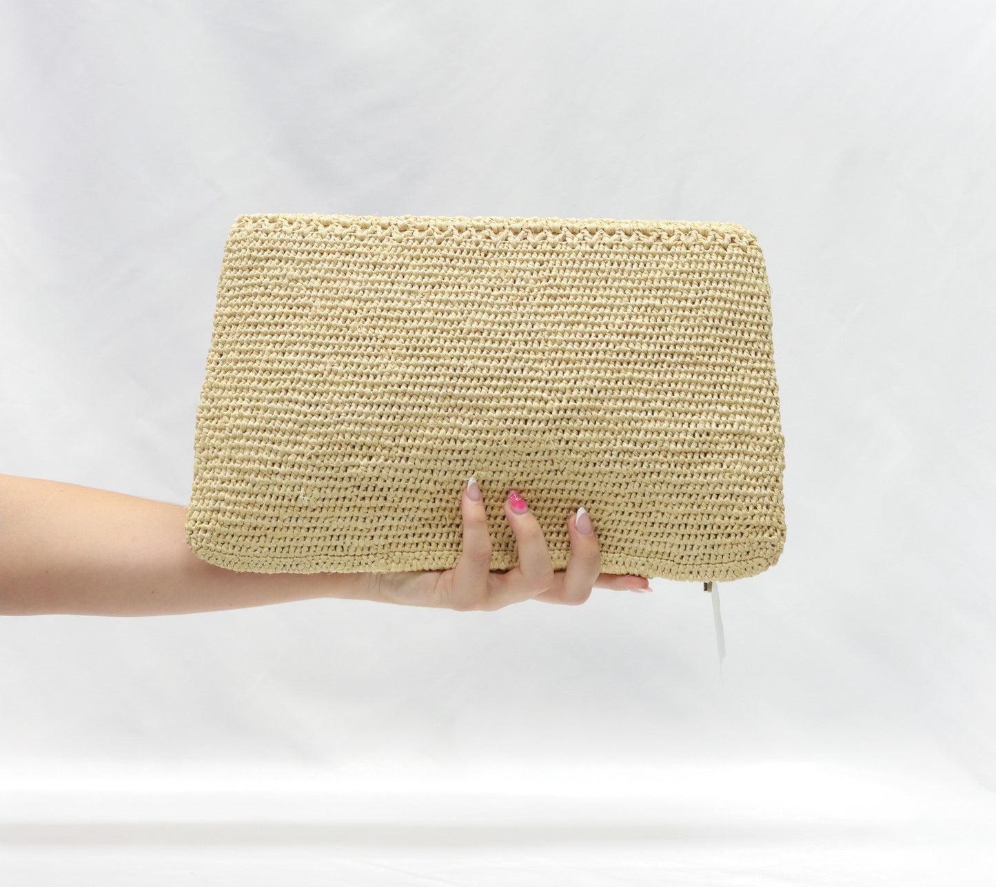 Helen Kaminski Wicker Cluth Bag