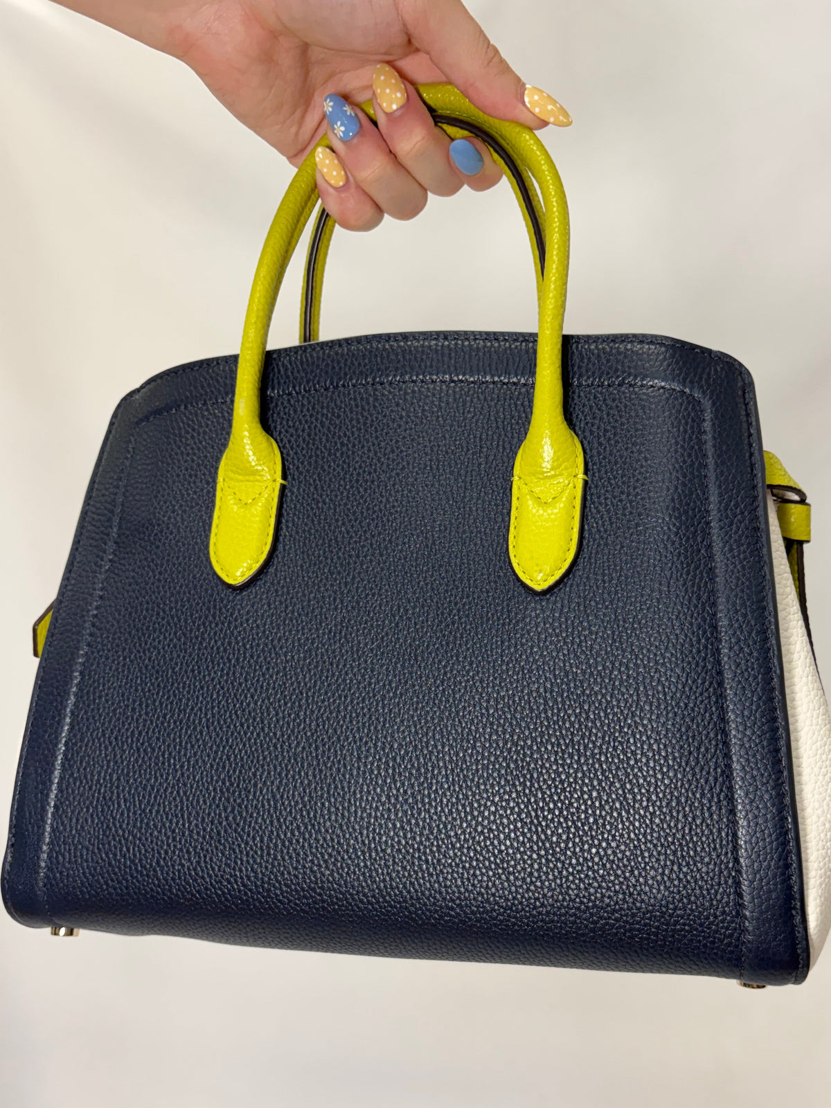 Kate Spade Navy/Green Handbag-Gently Used