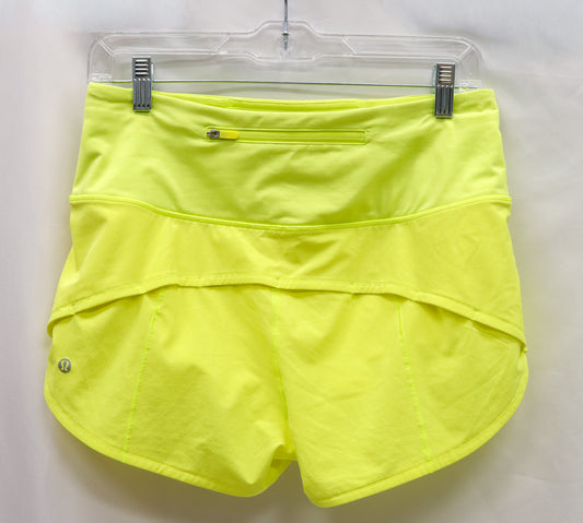 Lululemon Yellow Speed Up Size 6