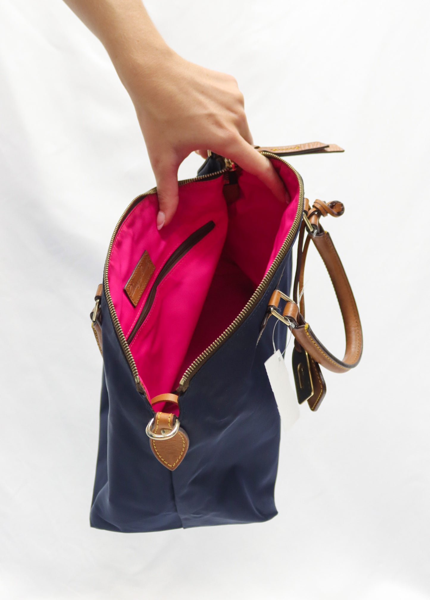 Dooney & Bourke Navy Nylon Handbag