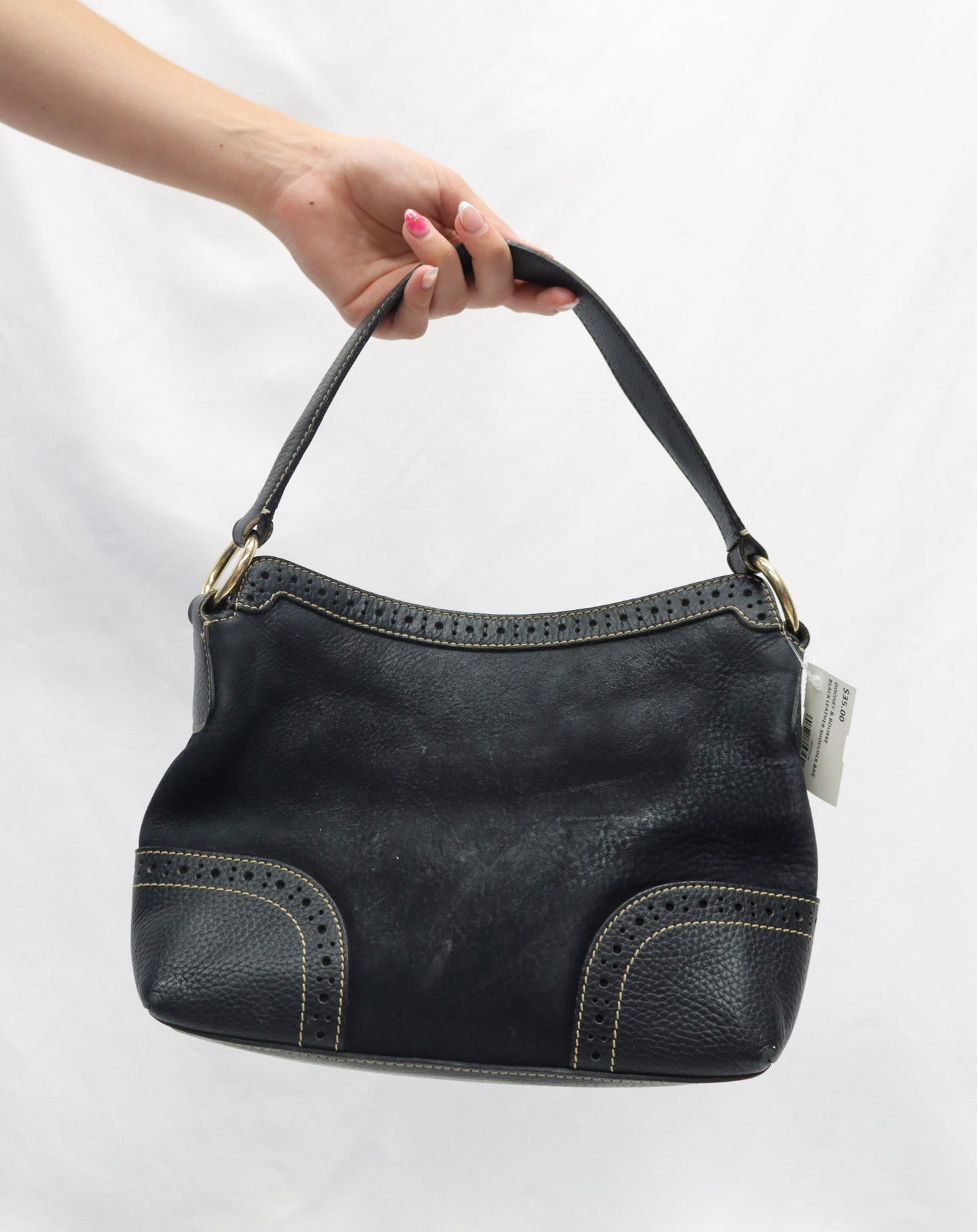 Dooney & Bourke Black Leather Shoulder Bag