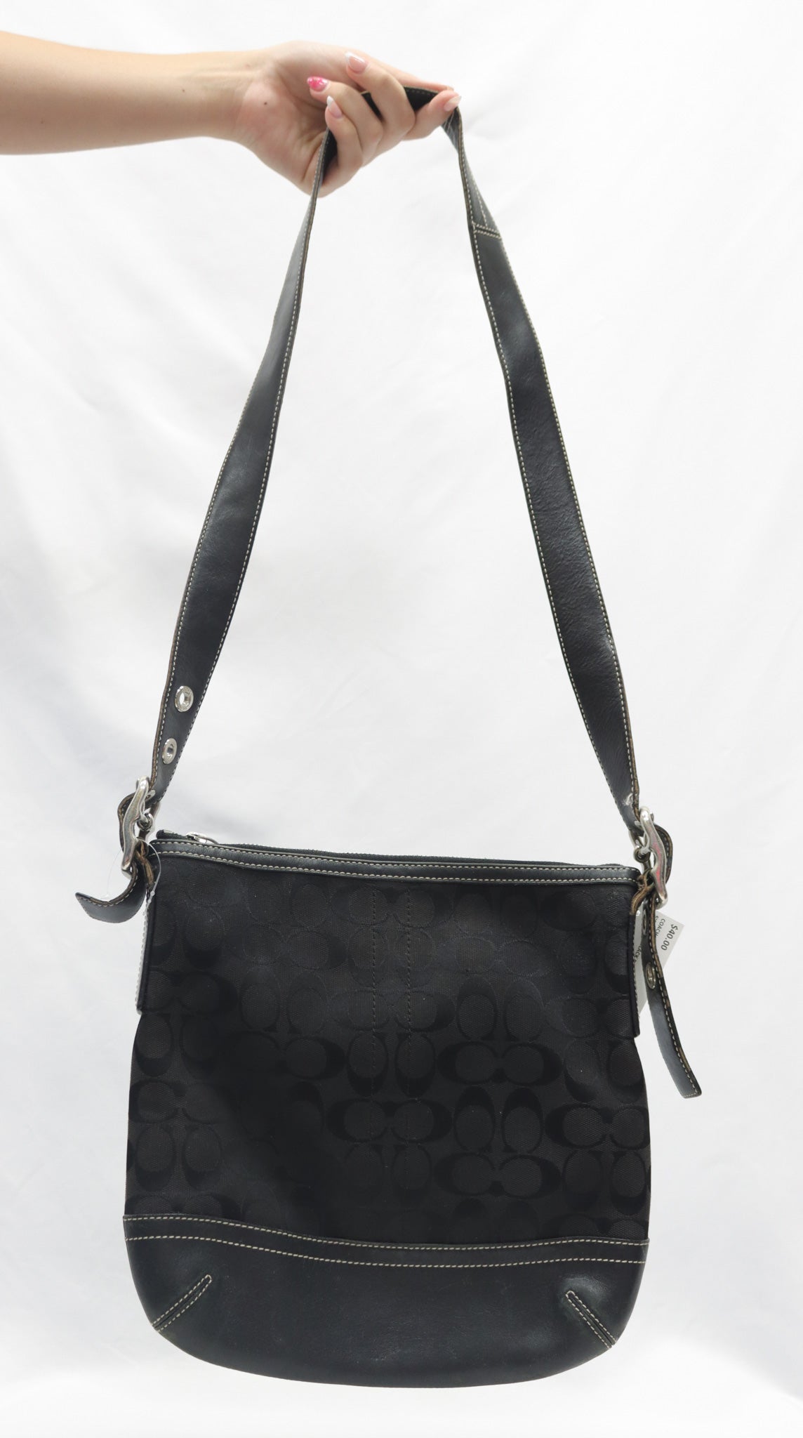 Coach Signature Black Bag