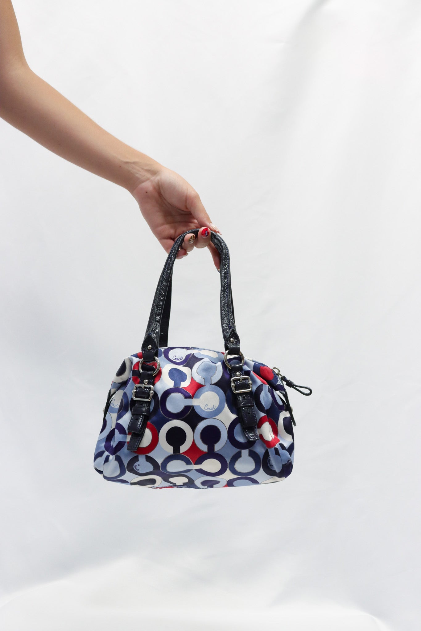 Coach Blue/red Handbag