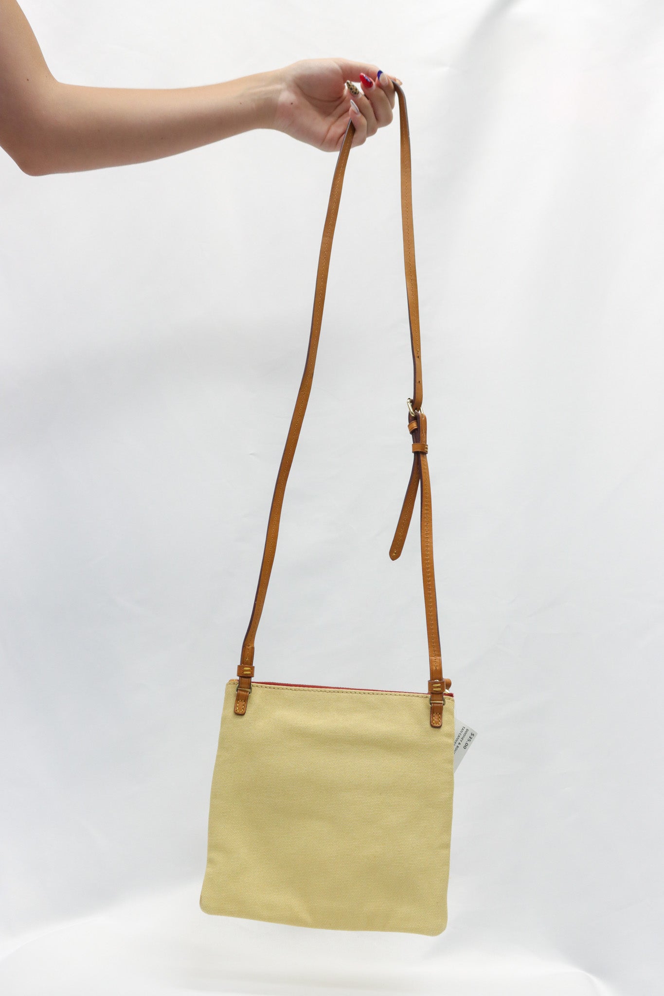 Dooney & Bourke Tan Canvas Crossbody