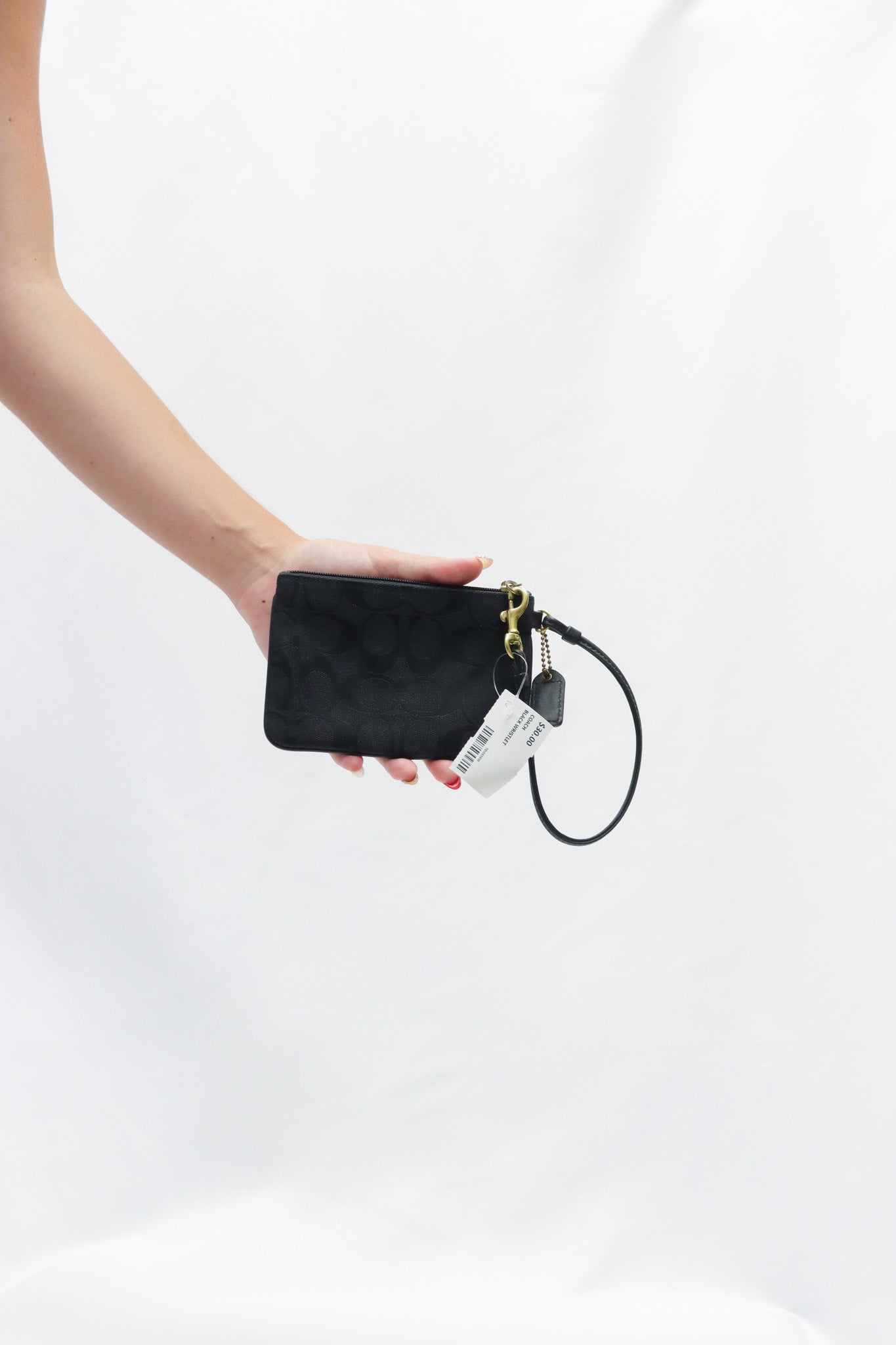 Coach Black Wristlet