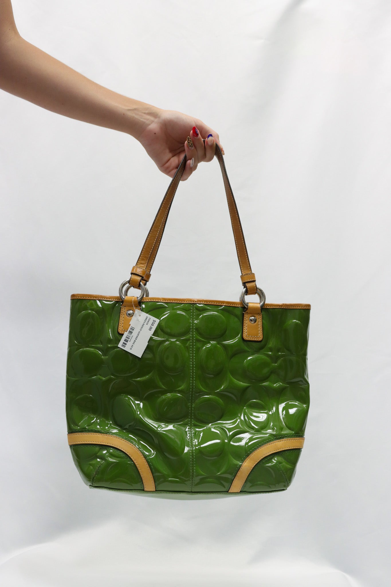 Coach Green Patent Leather Bag AS IS