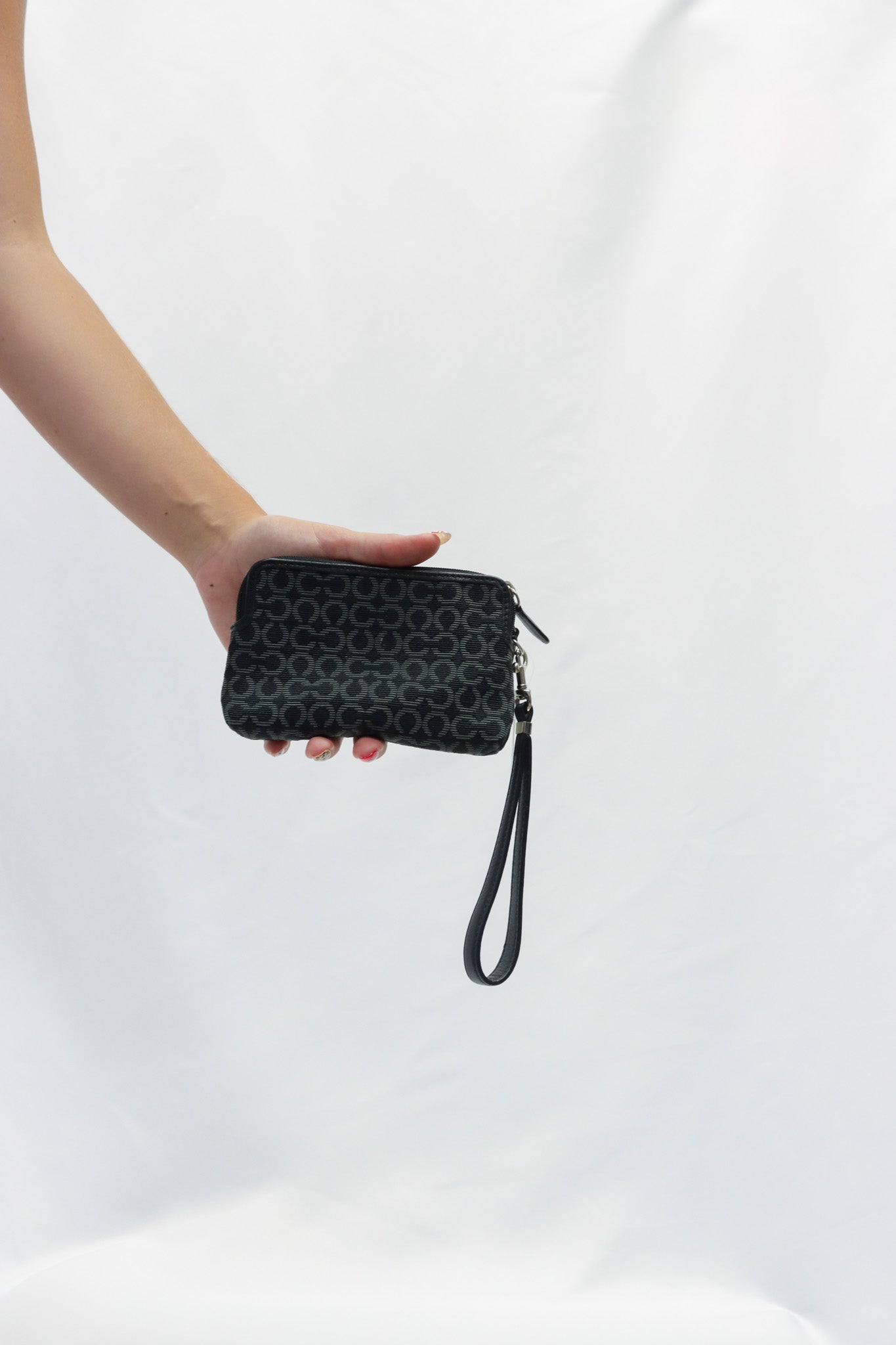 Coach Black Wristlet